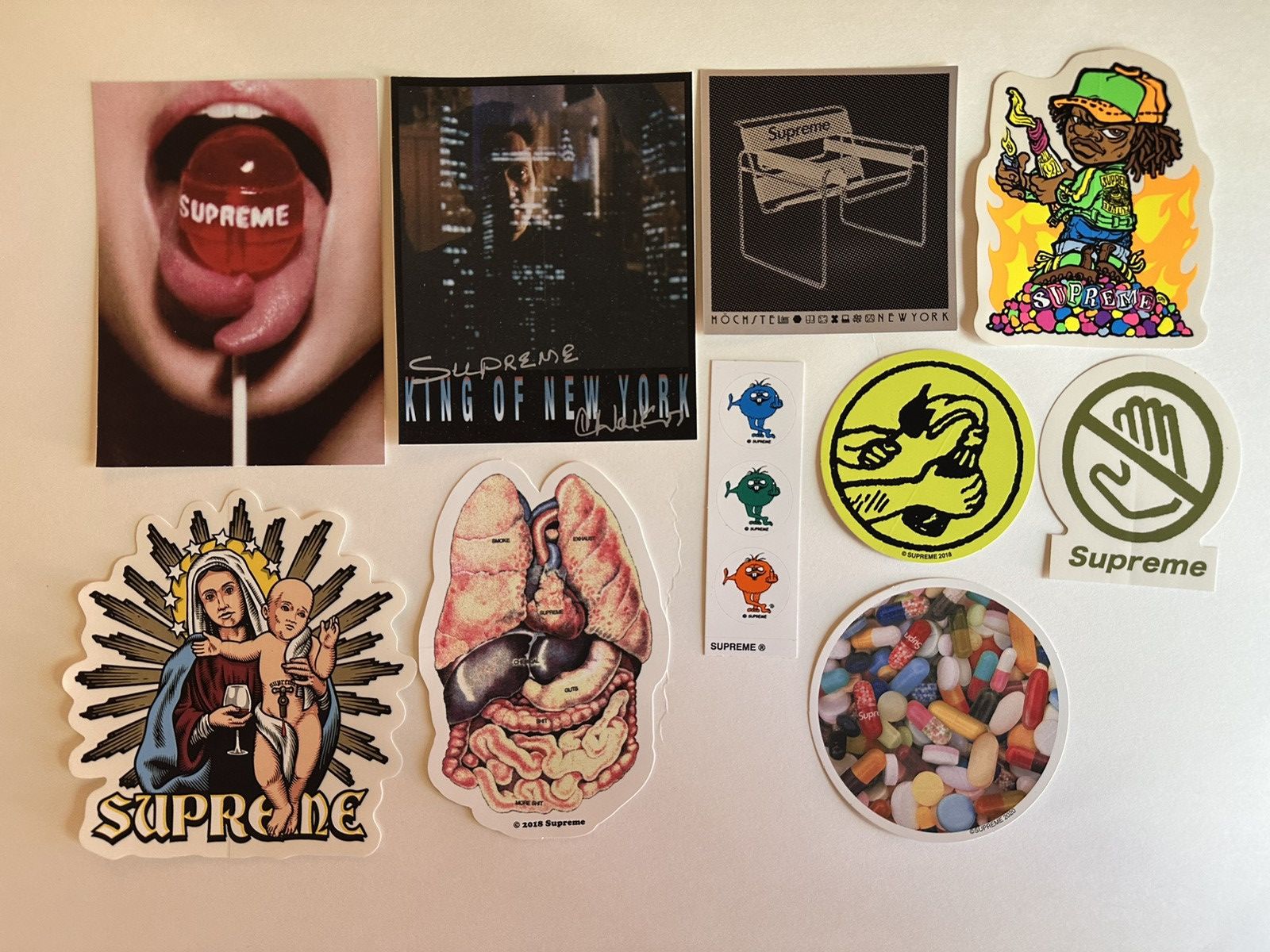 Supreme 10x Supreme Stickers Lot Size ONE SIZE - 1 Preview