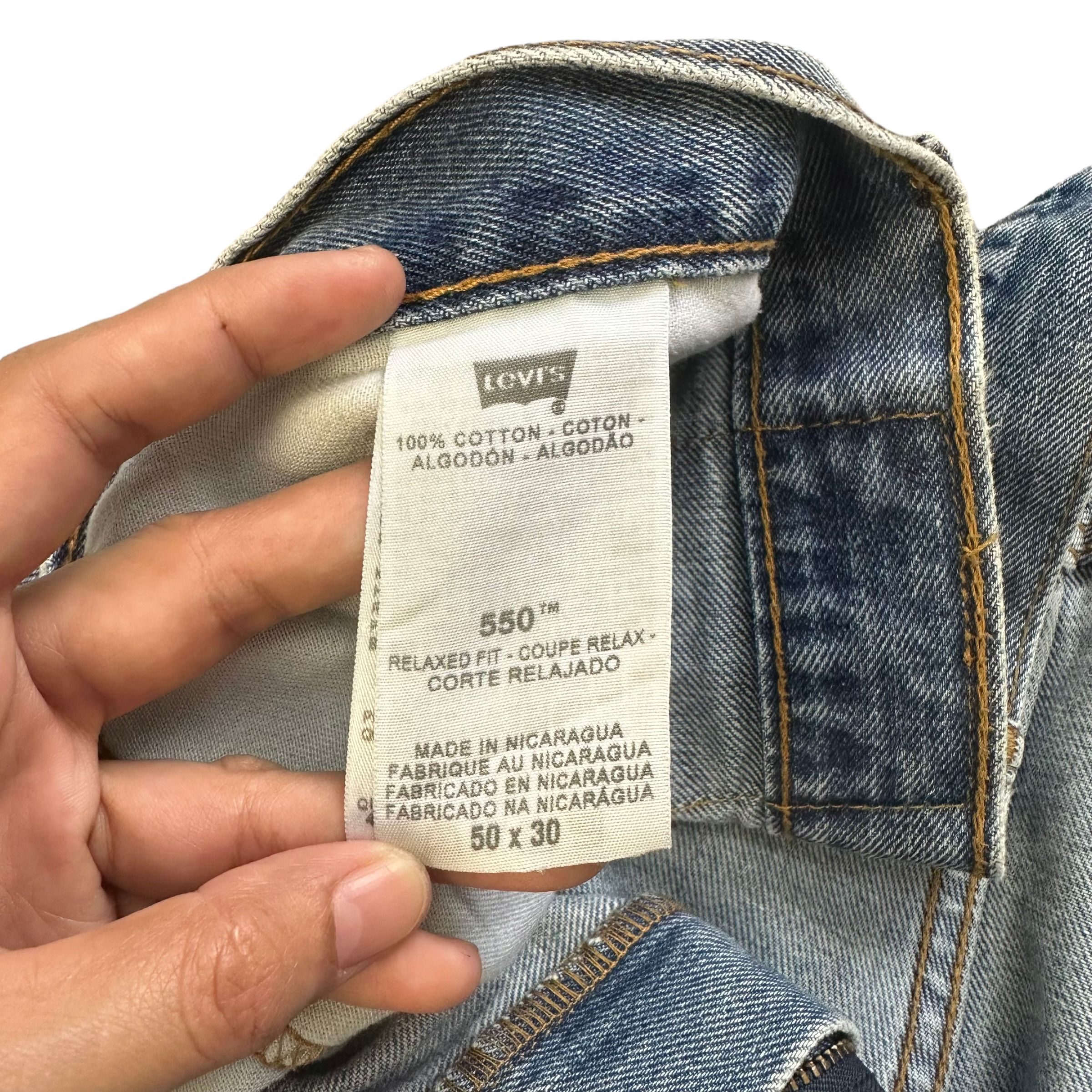 Levi's LEVIS 550 WASHED DENIM PANT SIZE 50X30 #8515-012 Size US 44 / EU 60 - 10 Thumbnail