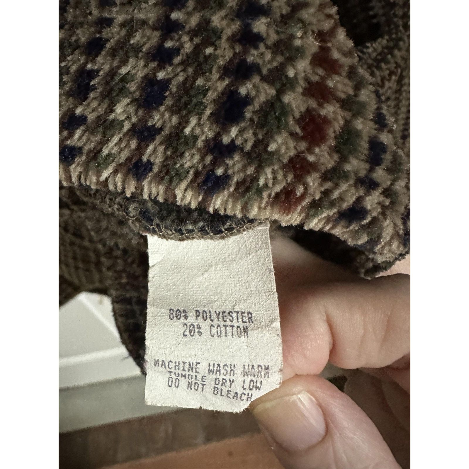 Vintage Vintage Port Armor divots Jacket Mens L Brown fleece golf Size US L / EU 52-54 / 3 - 9 Thumbnail