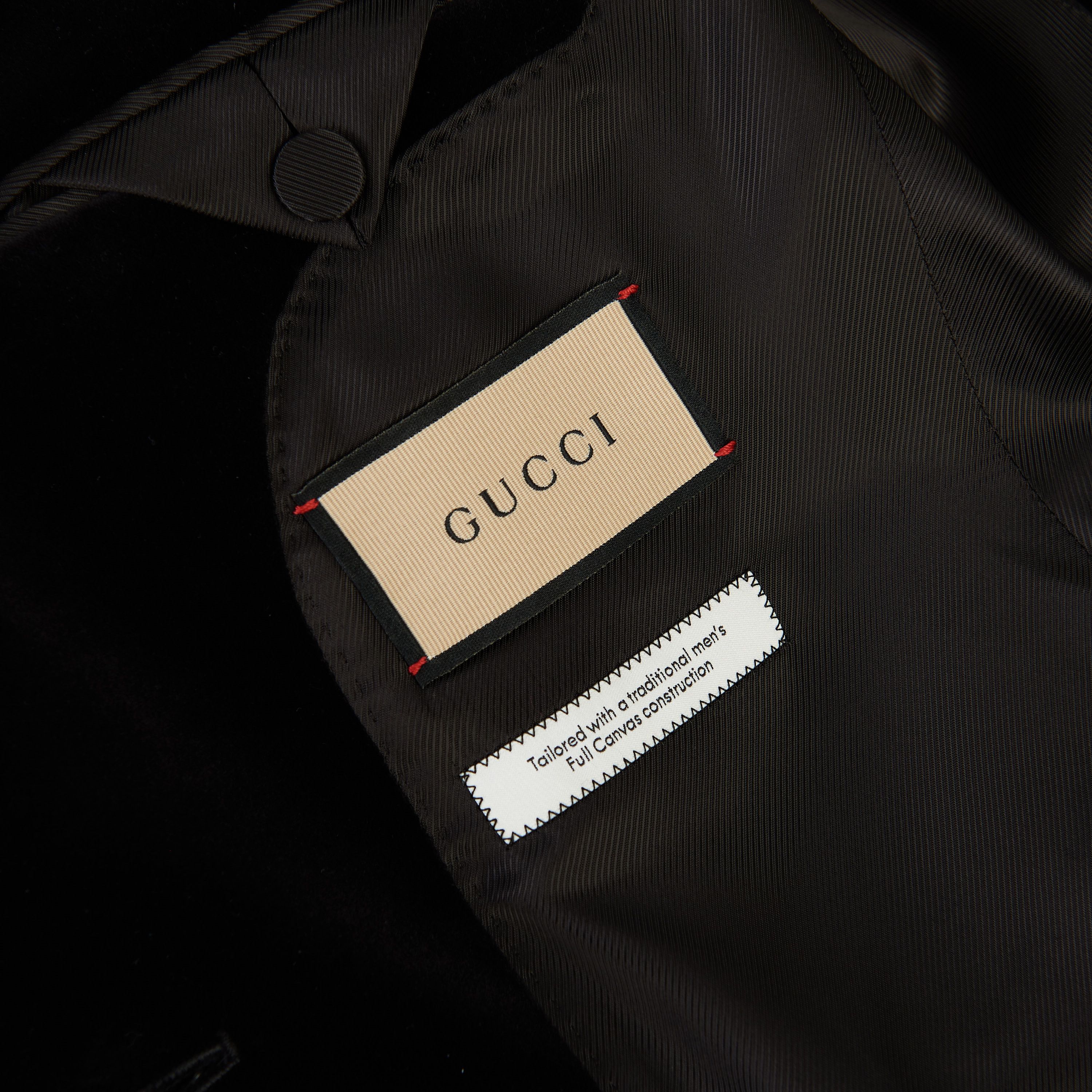 Gucci Single-breasted Velvet Jacket Size M / US 6-8 / IT 42-44 - 11 Thumbnail