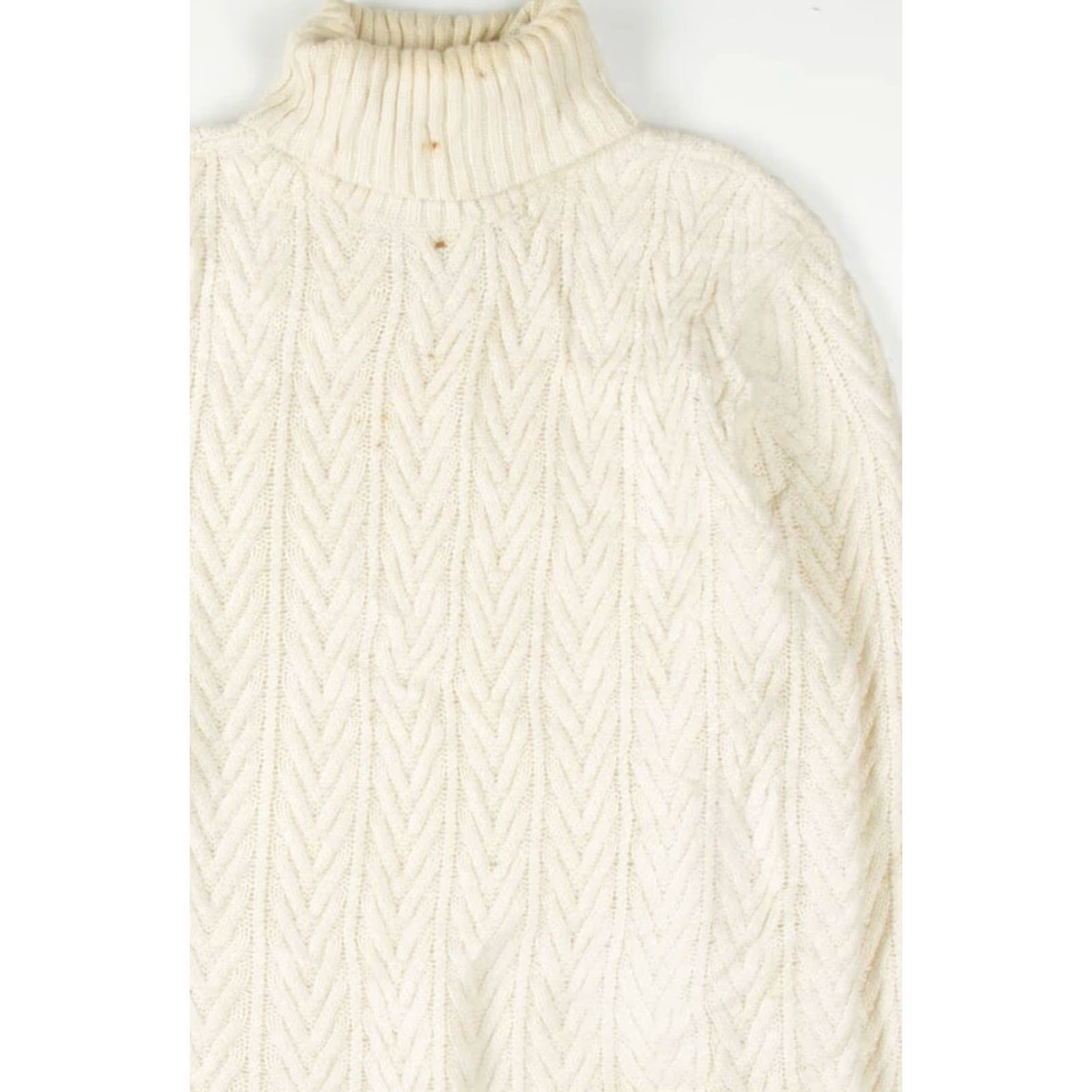 Vintage Irish Fisherman Sweater 501 Tasso Ella Medium Alpaca Wool Acrylic Vintage Ragstock Mens Size M / US 6-8 / IT 42-44 - 2 Thumbnail
