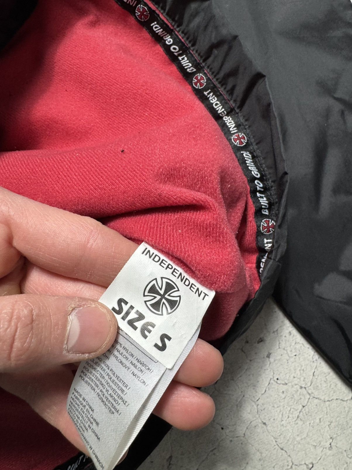 Independent Truck Co. Independent Nylon Overshot Jacket Black Size S Skate Size US S / EU 44-46 / 1 - 6 Thumbnail