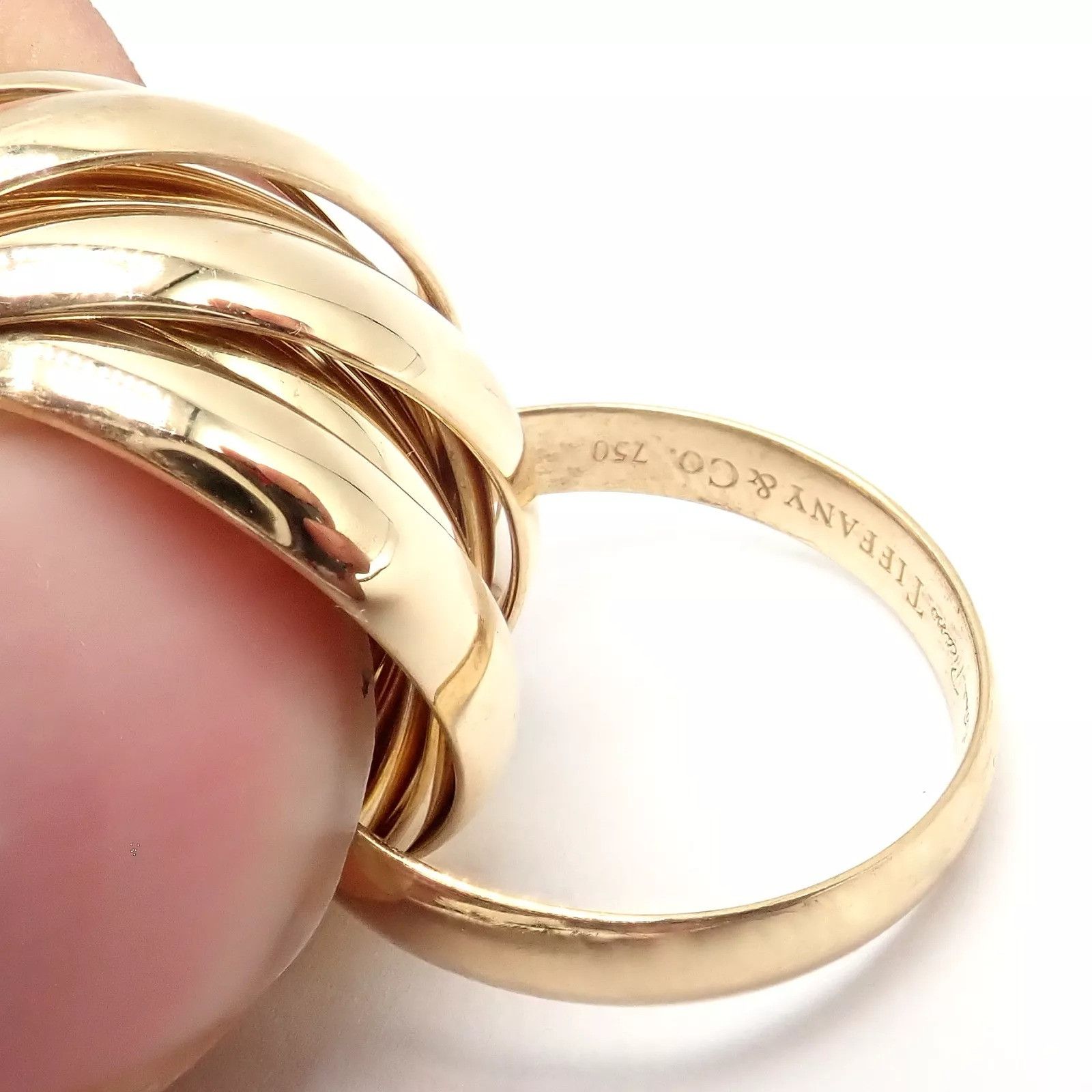 Tiffany & Co. Tiffany & Co Gold 9 Row Melody Calife Picasso Ring 5 Size ONE SIZE - 4 Thumbnail