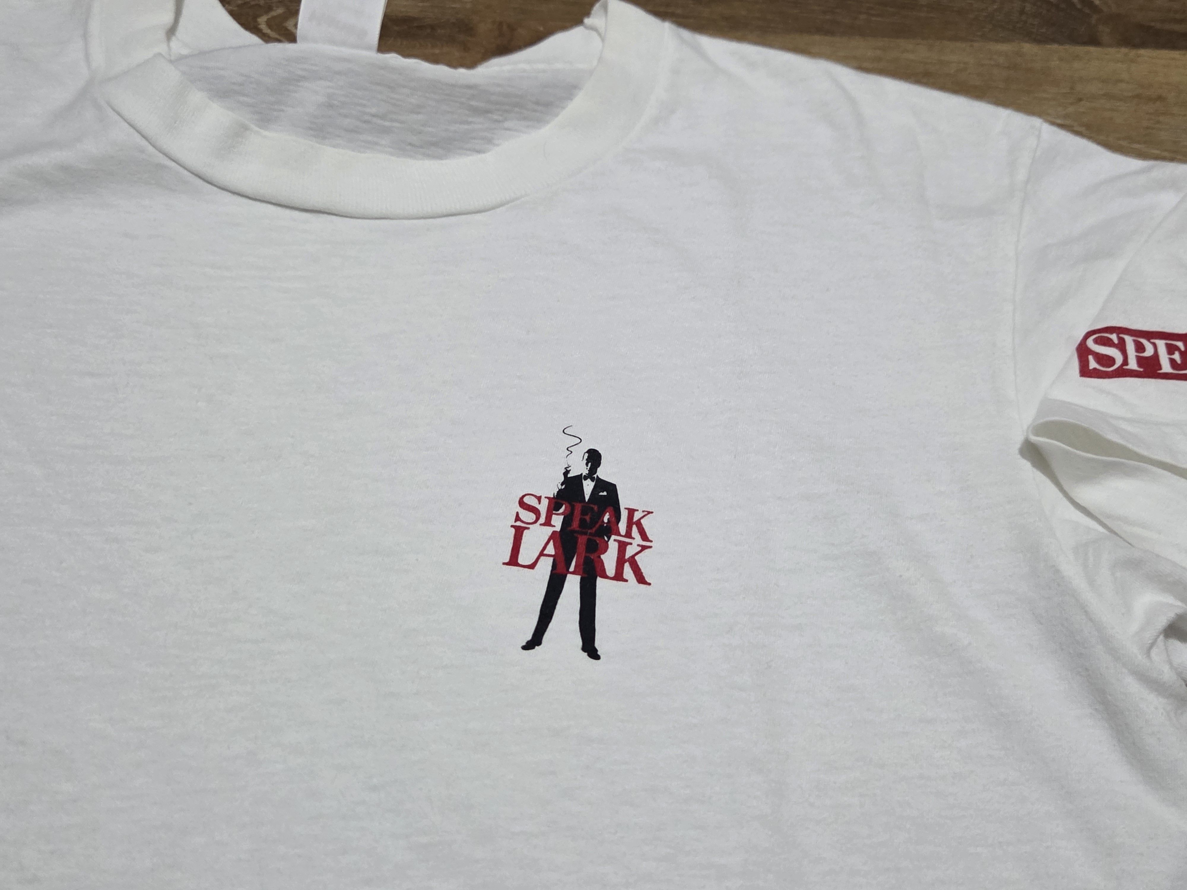 Vintage Vintage Speak Lark James Bond Movie Tobacco Cigarette Shirt Size US L / EU 52-54 / 3 - 8 Thumbnail