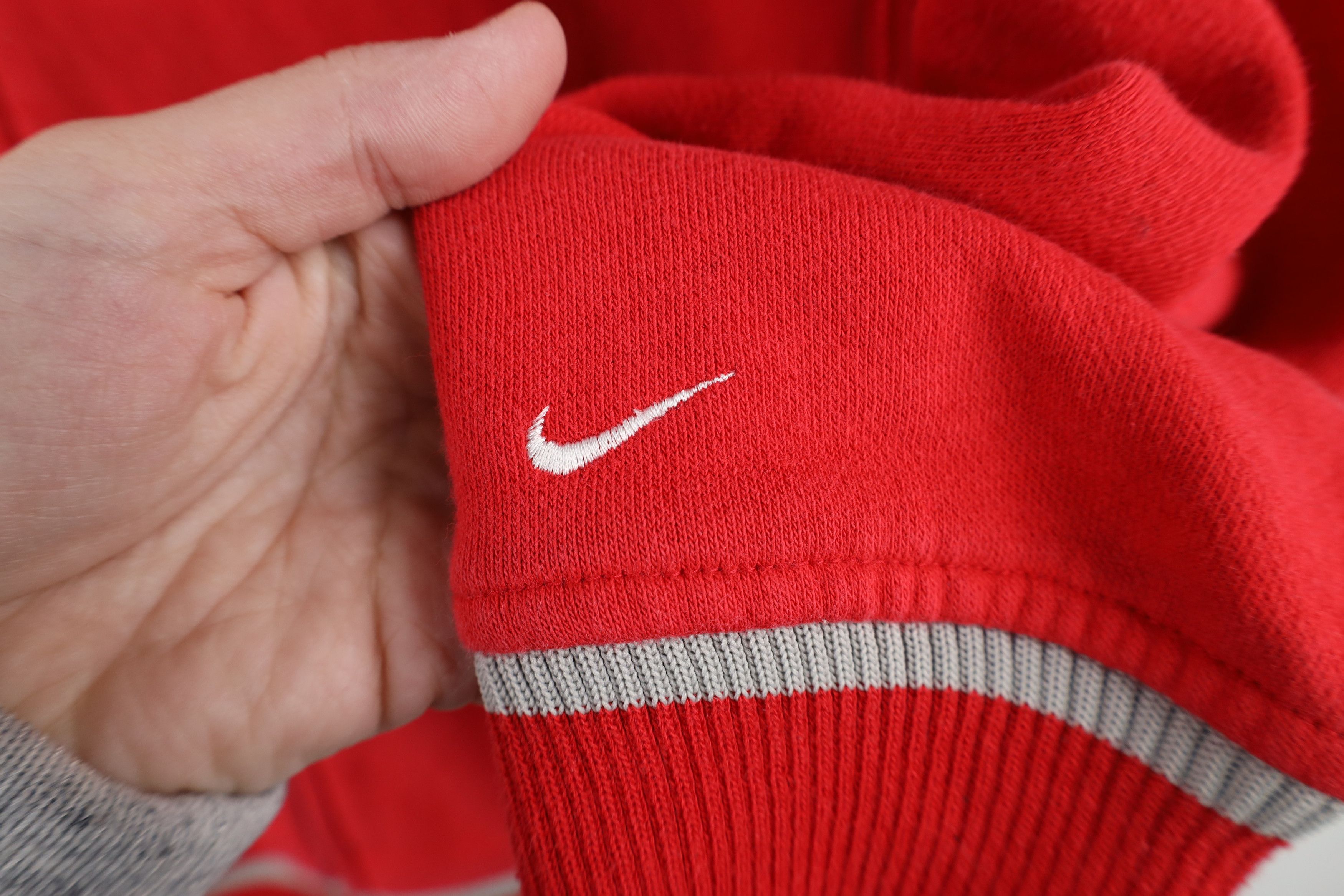 Nike × Vintage Vintage Nike Mini Swoosh Ohio State University Zip Hoodie Size XL / US 12-14 / IT 48-50 - 5 Thumbnail