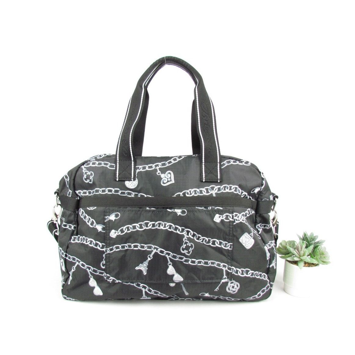 Brighton Brighton Printed Nylon Travel Bag with Crossbody Strap Size ONE SIZE - 2 Thumbnail