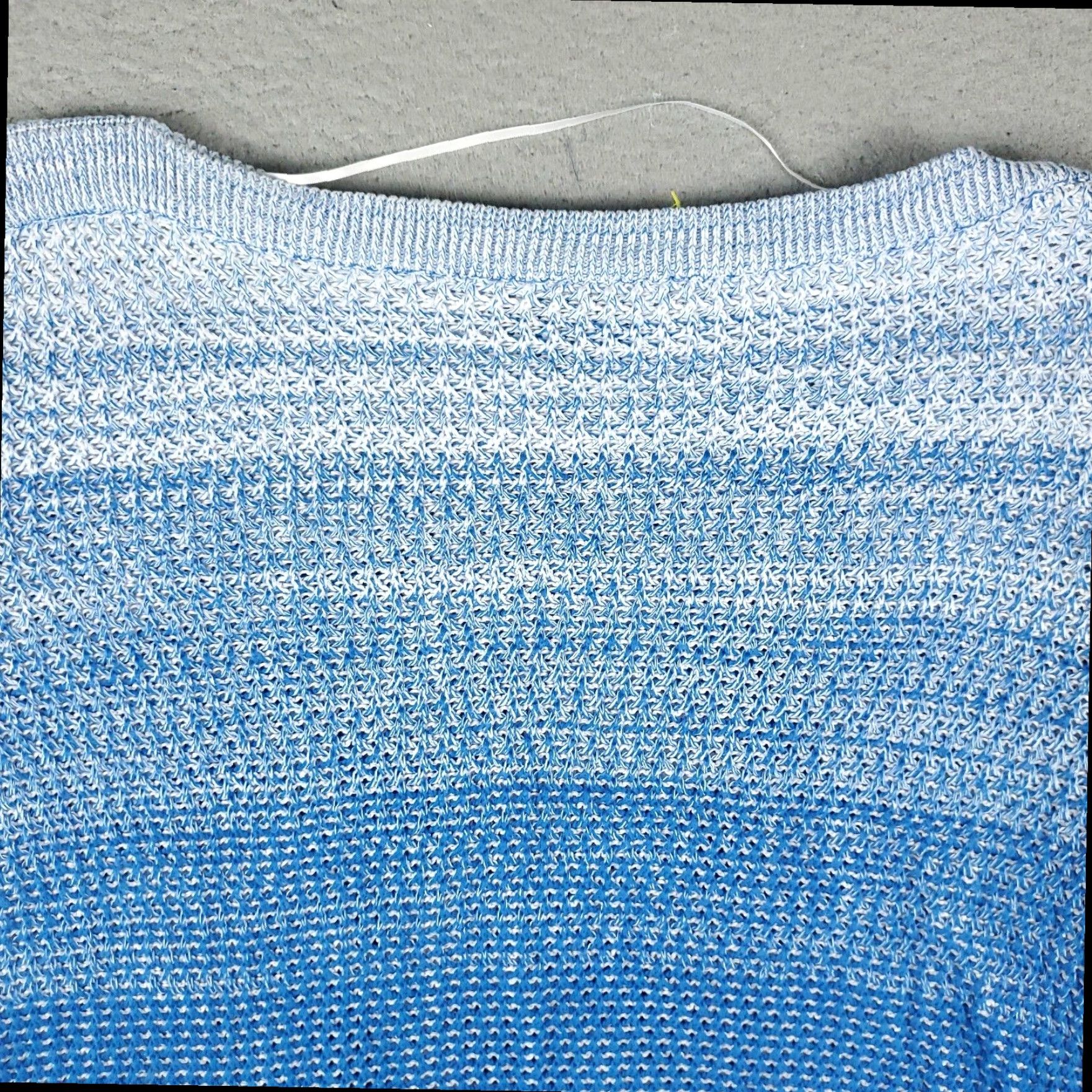 Tommy Hilfiger Tommy Hilfiger Womens XL Blue Cotton Knit Sweater Long Sleeve Pullover Crew Neck Casual Size XL / US 12-14 / IT 48-50 - 2 Thumbnail