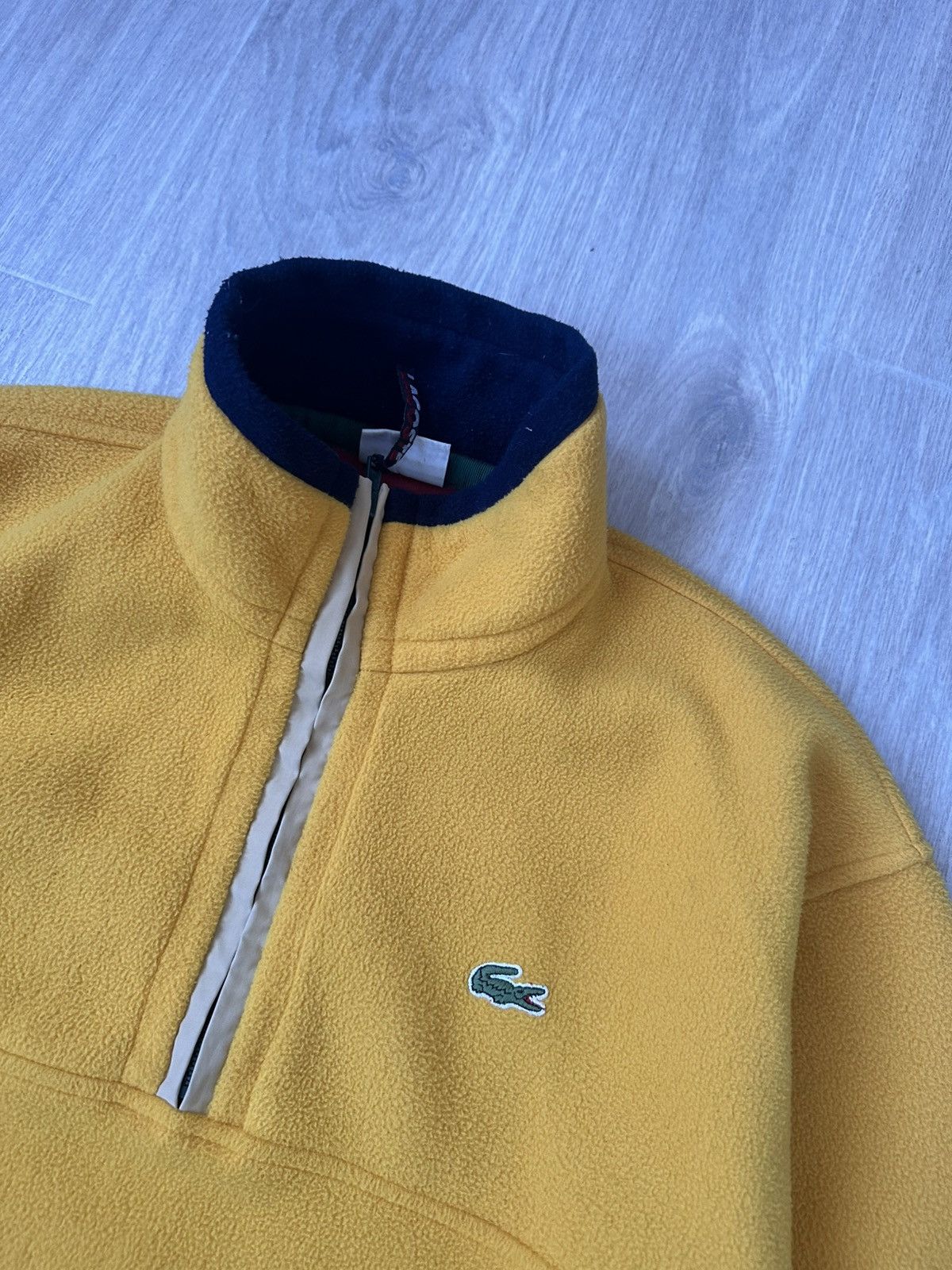 Lacoste Vintage Lacoste fleece jacket 90s rare Size US M / EU 48-50 / 2 - 3 Thumbnail