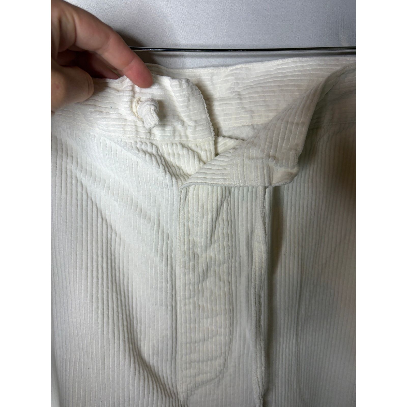Other Egg Trading London white corduroy cropped pants One Size Size 30" / US 8 / IT 44 - 7 Thumbnail