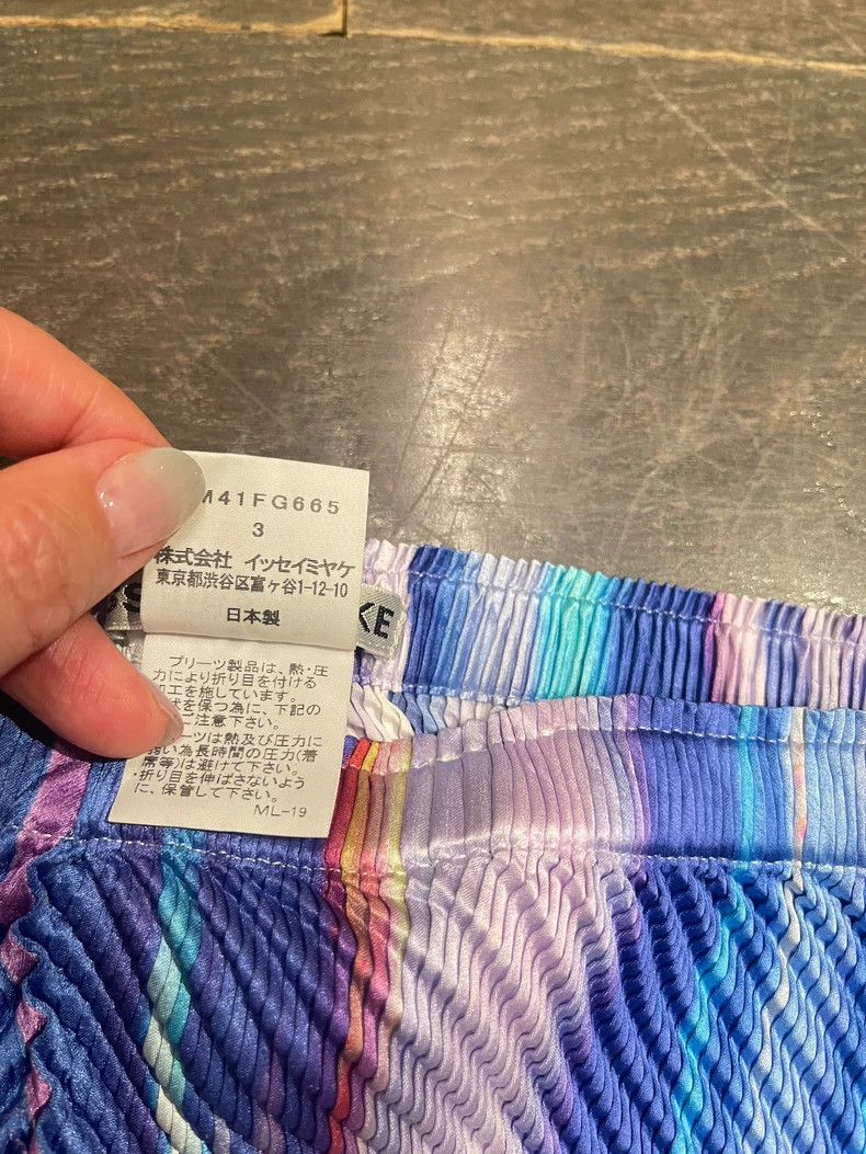 Issey Miyake Issey Miyake size:3 Mainline colorful half skirt Size 31" - 4 Thumbnail