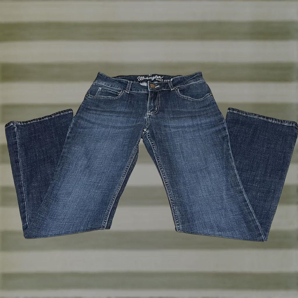 Wrangler Wrangler Jeans Womens Bootcut Denim Stretch 5x32 29x31 Regular Blue 1009MWZDO Size 27" / US 4 / IT 40 - 1 Thumbnail