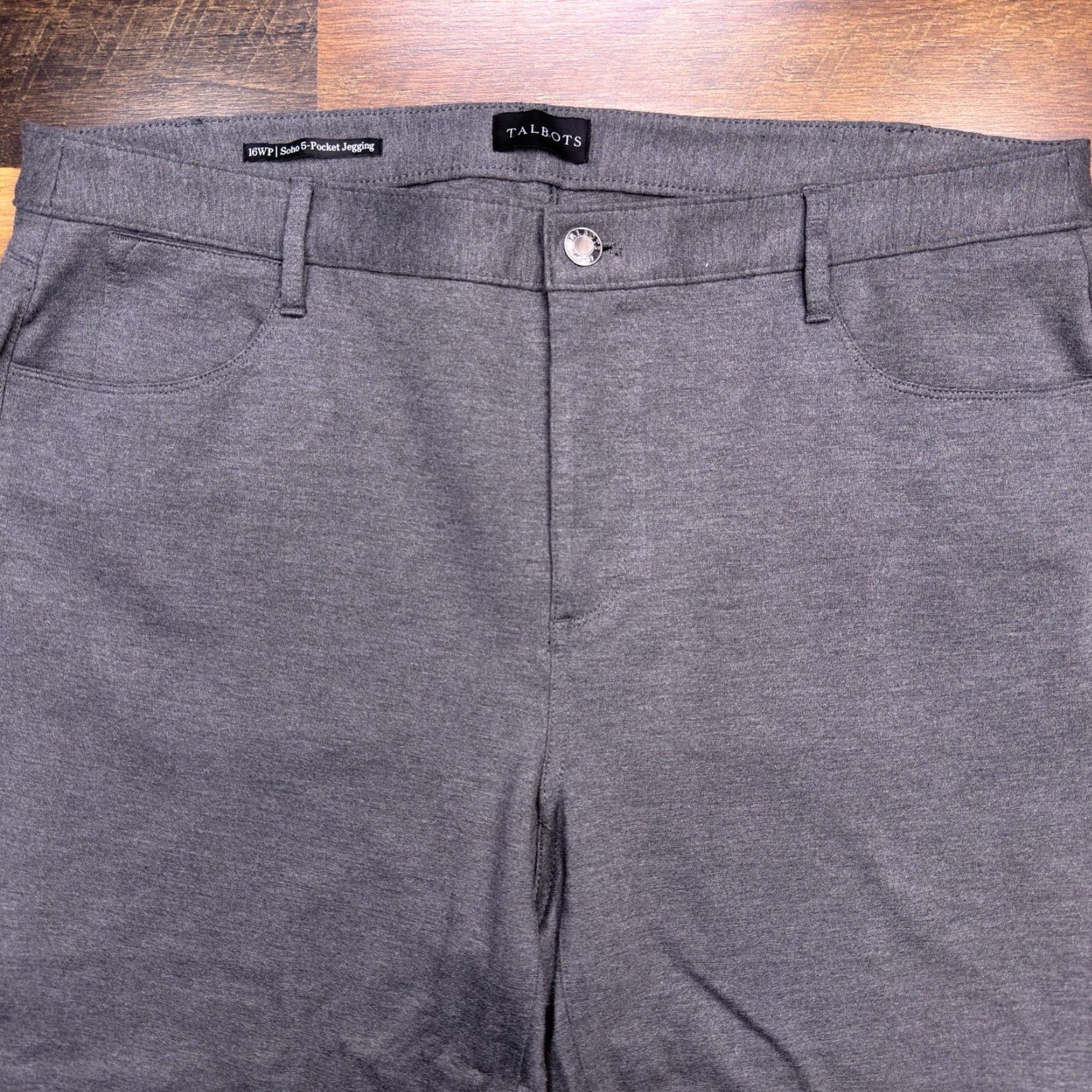 Talbots Talbots SoHo 5 Pocket Jegging Jeans Womens 16W Petite Gray High Rise Stretch Jegging Jeans City 5-Pocket Womens TS SoHo Vintage No Size 38" / US 16 / IT 52 - 4 Thumbnail
