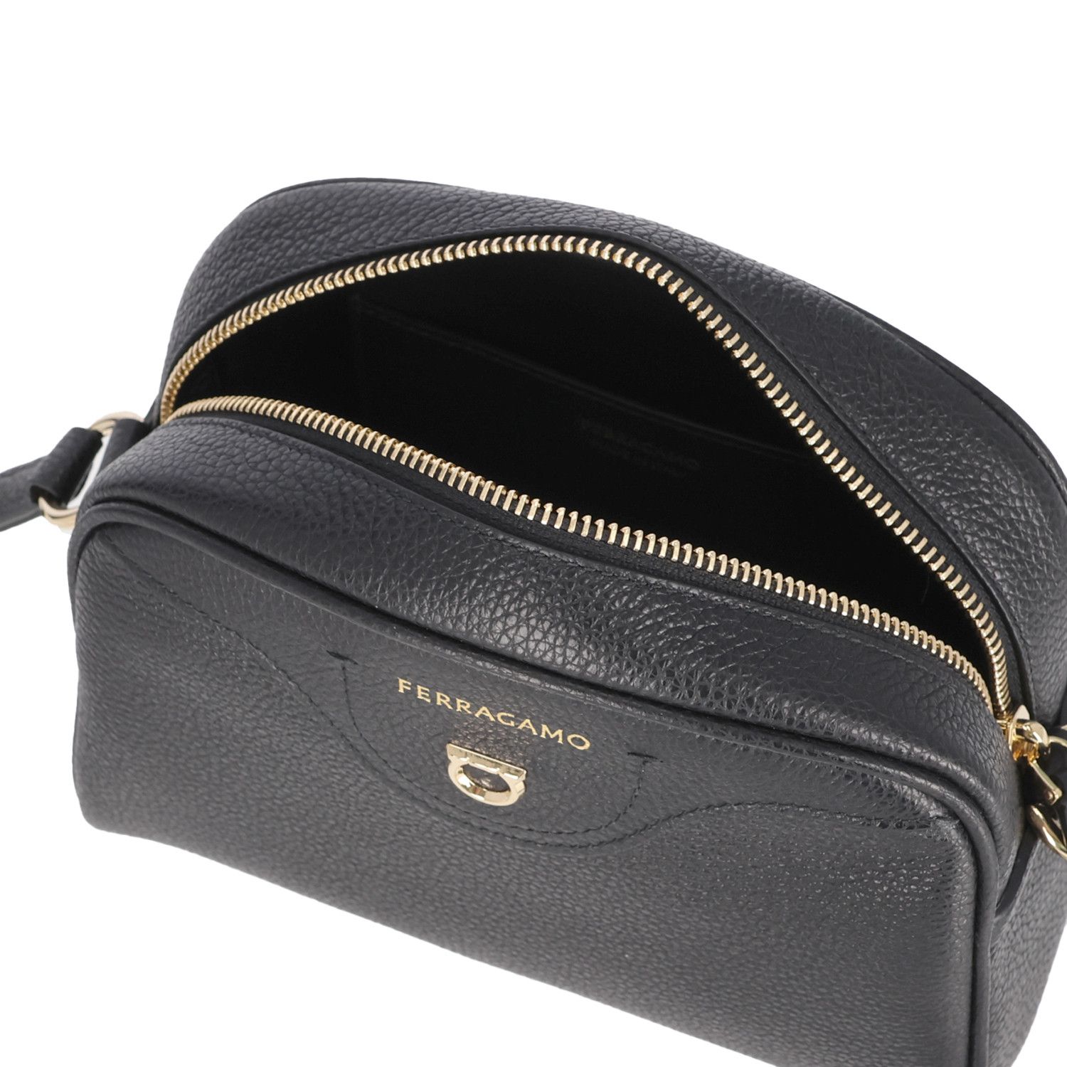 Salvatore Ferragamo o1s1rm0924 Size: OS / Shoulder Bag in Black Size ONE SIZE - 6 Thumbnail