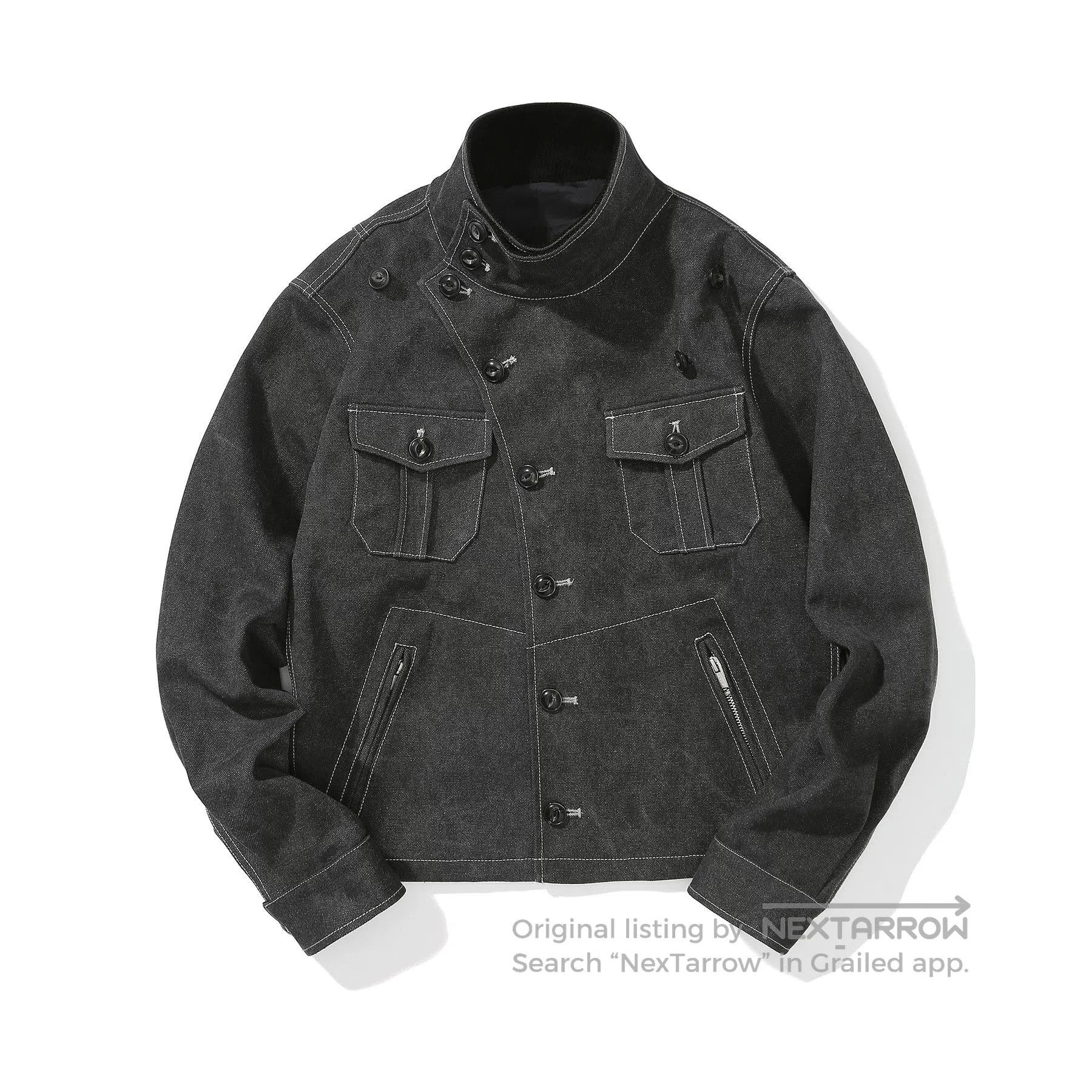 WEST RIDE 518 RIDE Heavy Washed Canvas Jacket. Size US M / EU 48-50 / 2 - 2 Thumbnail