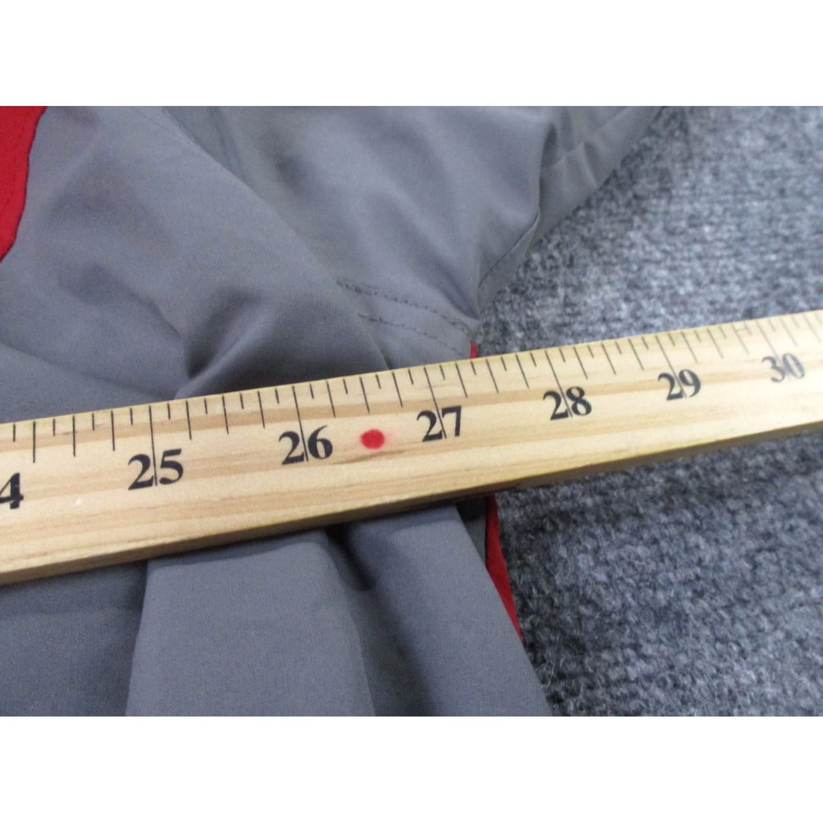 Vintage Cabela's Jacket Mens XL Puffer Fleece Lined Hunting Outdoors Windbreaker Long Zip Red Weathergear Pockets Size US XL / EU 56 / 4 - 5 Thumbnail