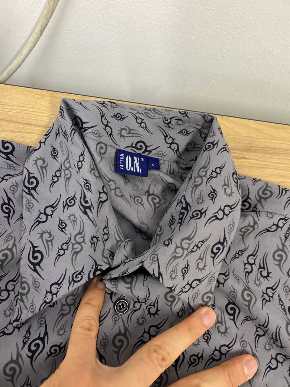 Japanese Brand Crazy Mike Tyson Style Shirt Size US L / EU 52-54 / 3 - 2 Thumbnail