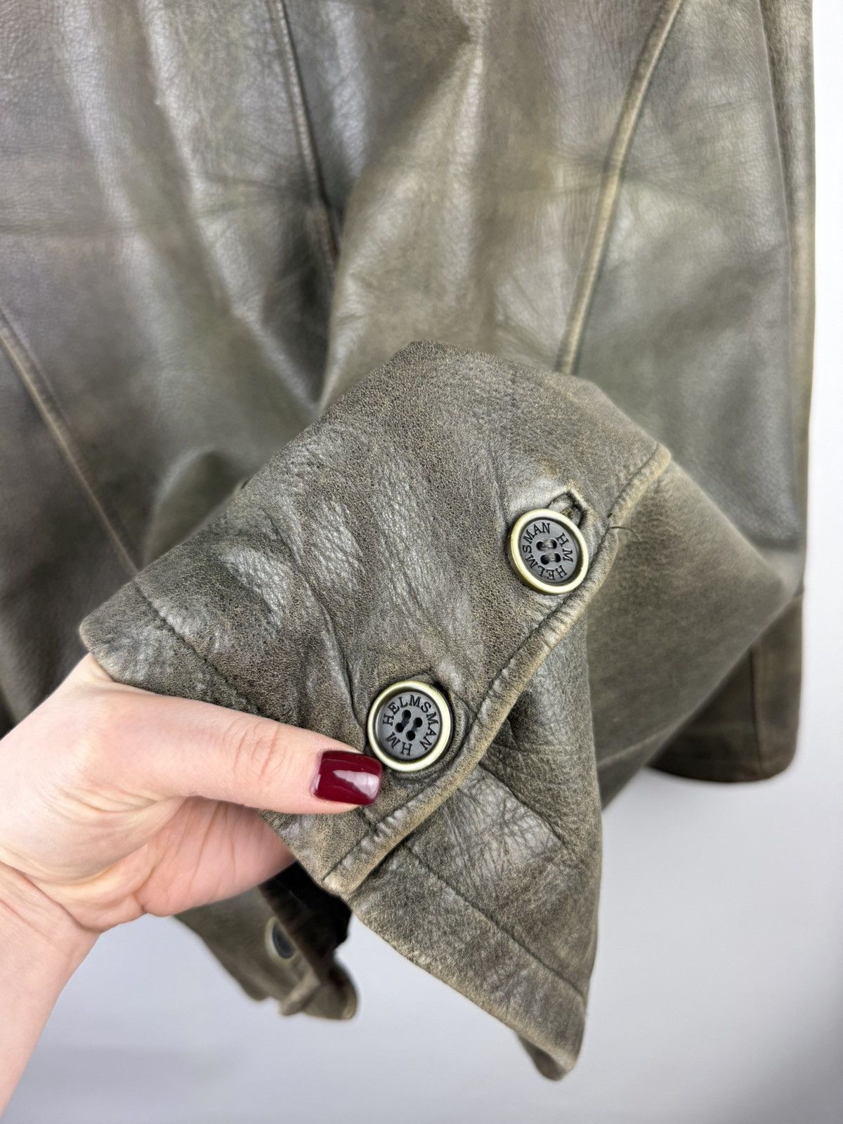 Other Helmsman Men’s Leather Jacket Coat Size 5XL Fits 2XL Size US XXL / EU 58 / 5 - 22 Thumbnail