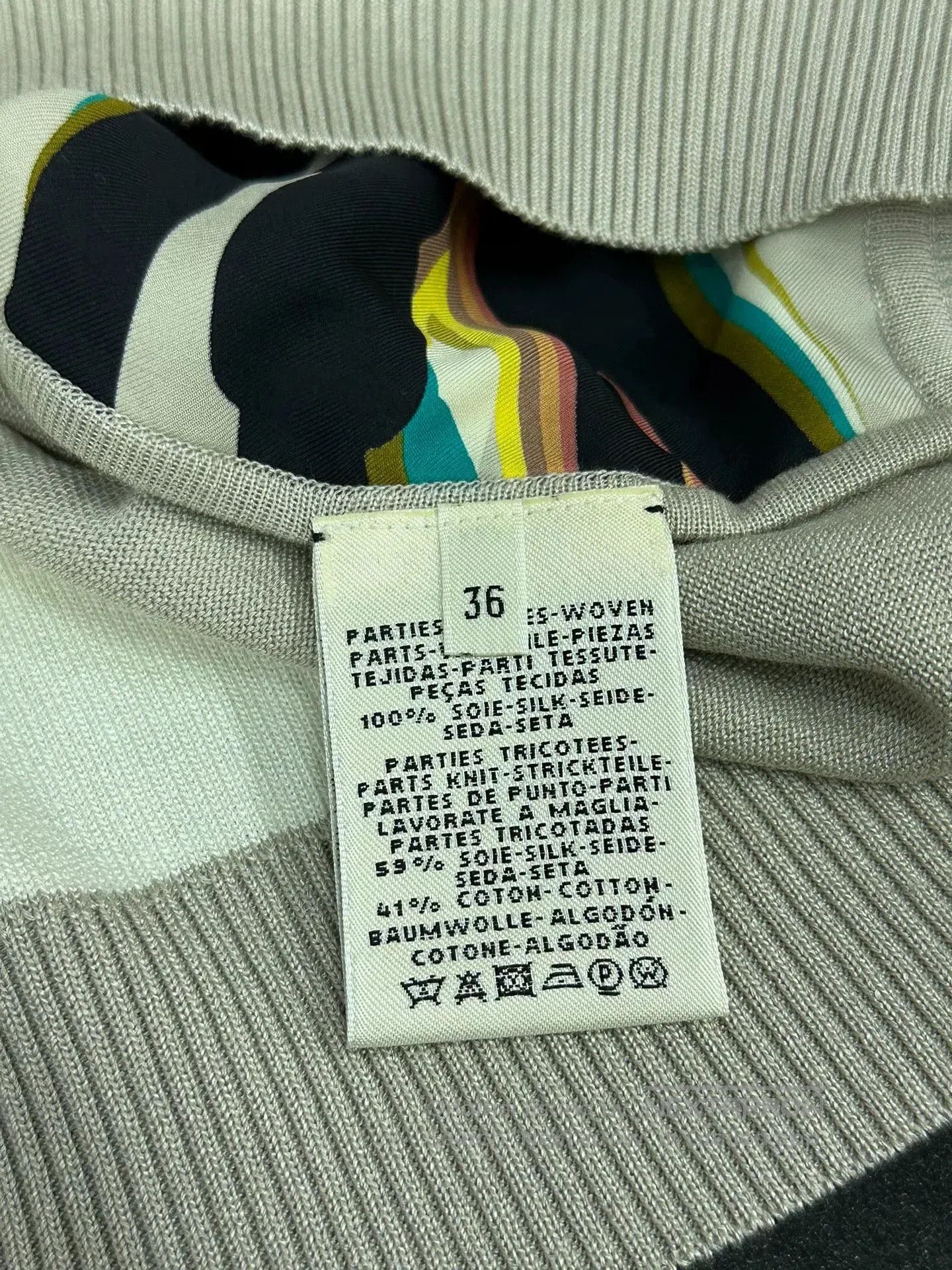 Hermes Hermes Silk Panel Print Knit Sweater. Size US S / EU 44-46 / 1 - 5 Thumbnail
