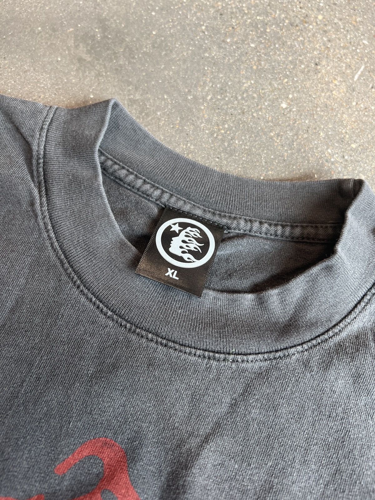 HELLSTAR Hellstar Jesus Tee Faded Black Size US XL / EU 56 / 4 - 3 Thumbnail