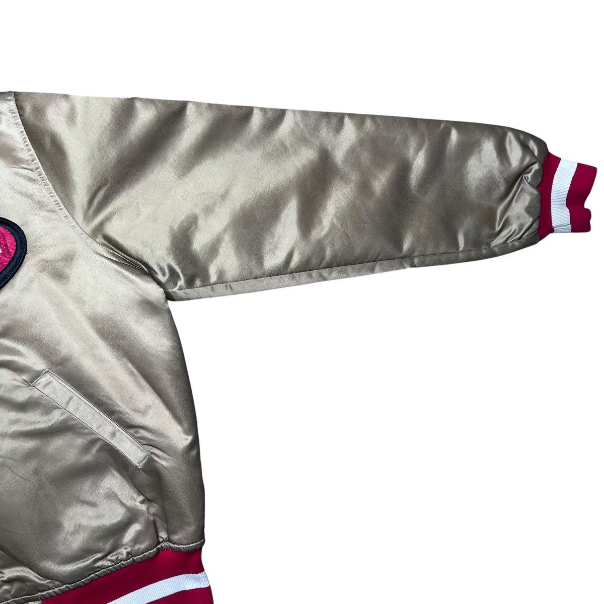 Starter 1990s NFL San Francisco 49ers Starter Spell Out Satin Jacket Size US M / EU 48-50 / 2 - 7 Thumbnail