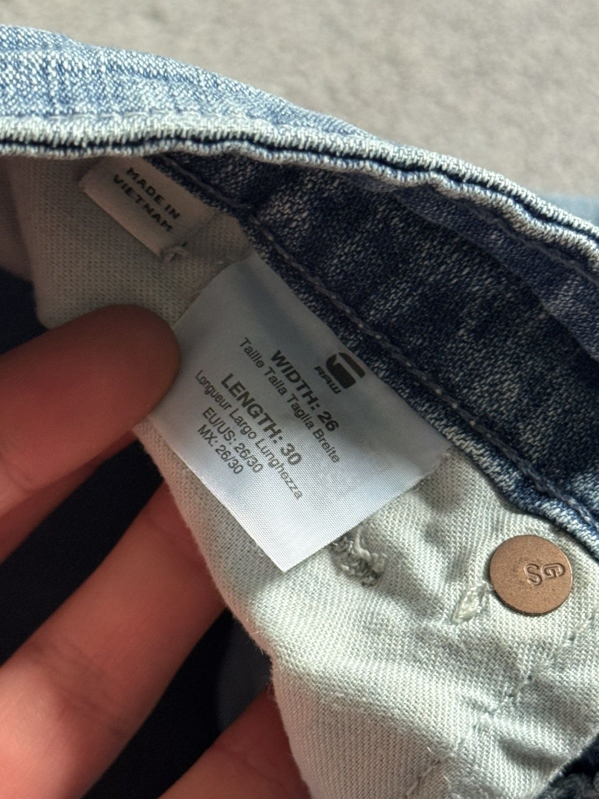 G-Star G star raw 26/30 C-Staq 3D boyfriend crop jeans pants denim Size 26" / US 2 / IT 38 - 11 Thumbnail