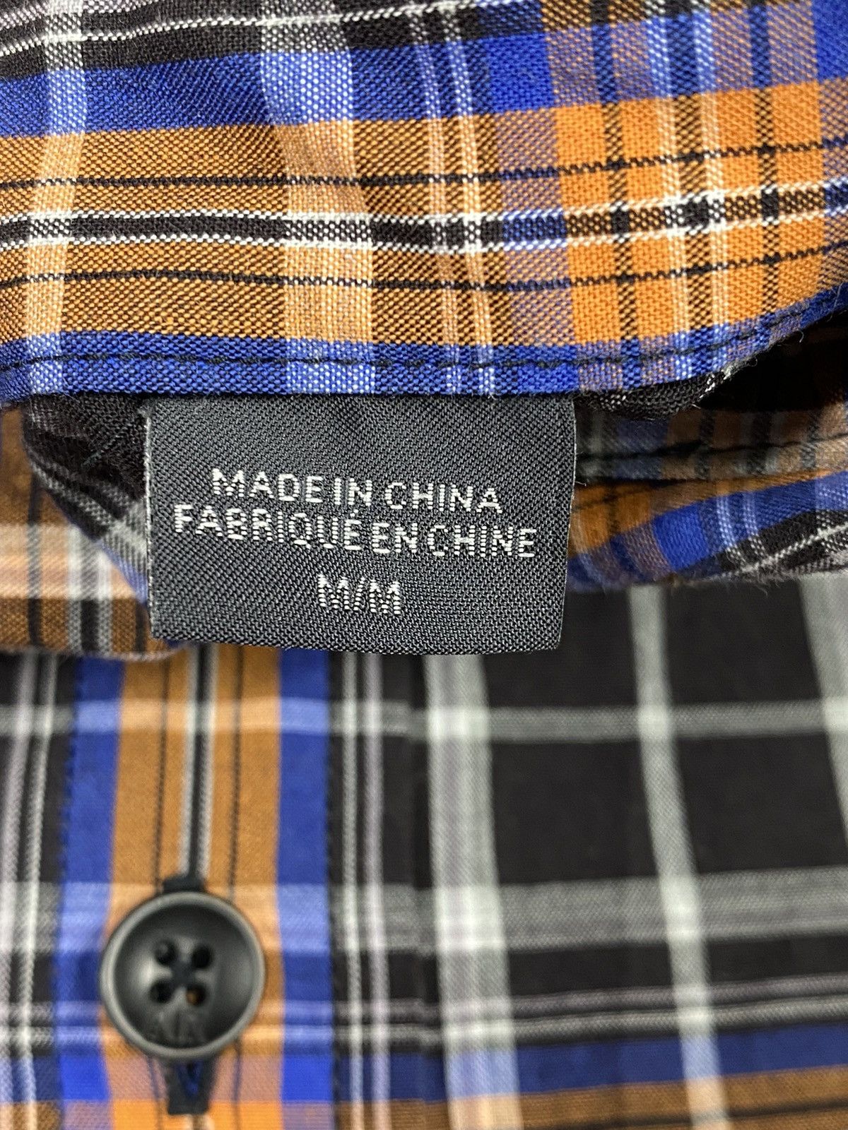 Armani Exchange Armani Exchange Checkered Button Up Long Sleeve Shirt Size US M / EU 48-50 / 2 - 10 Thumbnail