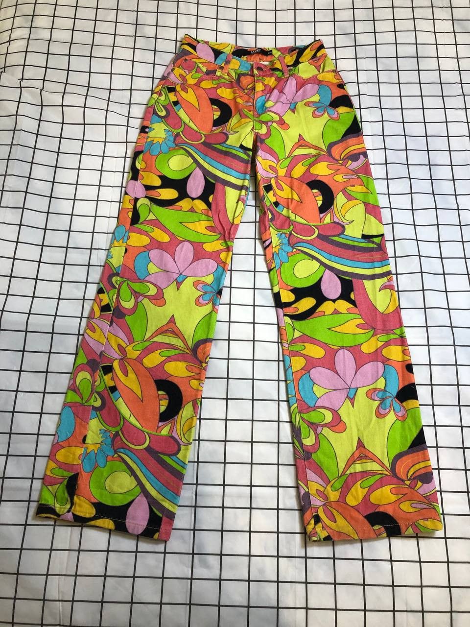 Jaded London Jaded London Tattoo Slouchy Fit Jeans W28 Multicoloured Size US 28 / EU 44 - 1 Thumbnail