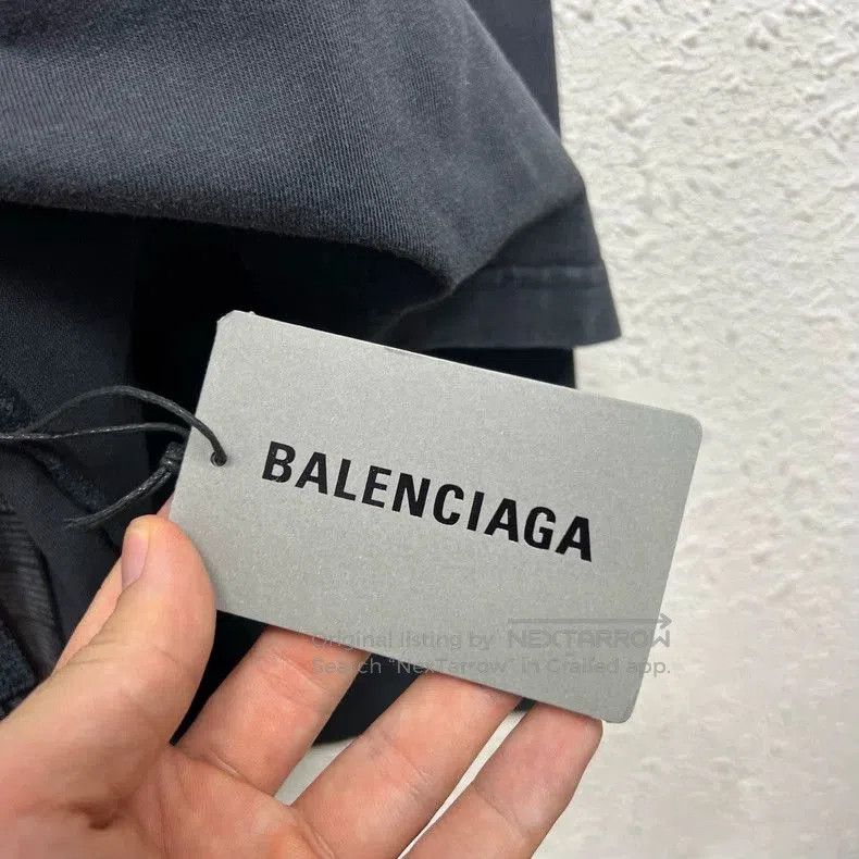 Balenciaga Balenciaga Black Boomerang Embroidered Sweatshirt. Size US XS / EU 42 / 0 - 6 Thumbnail