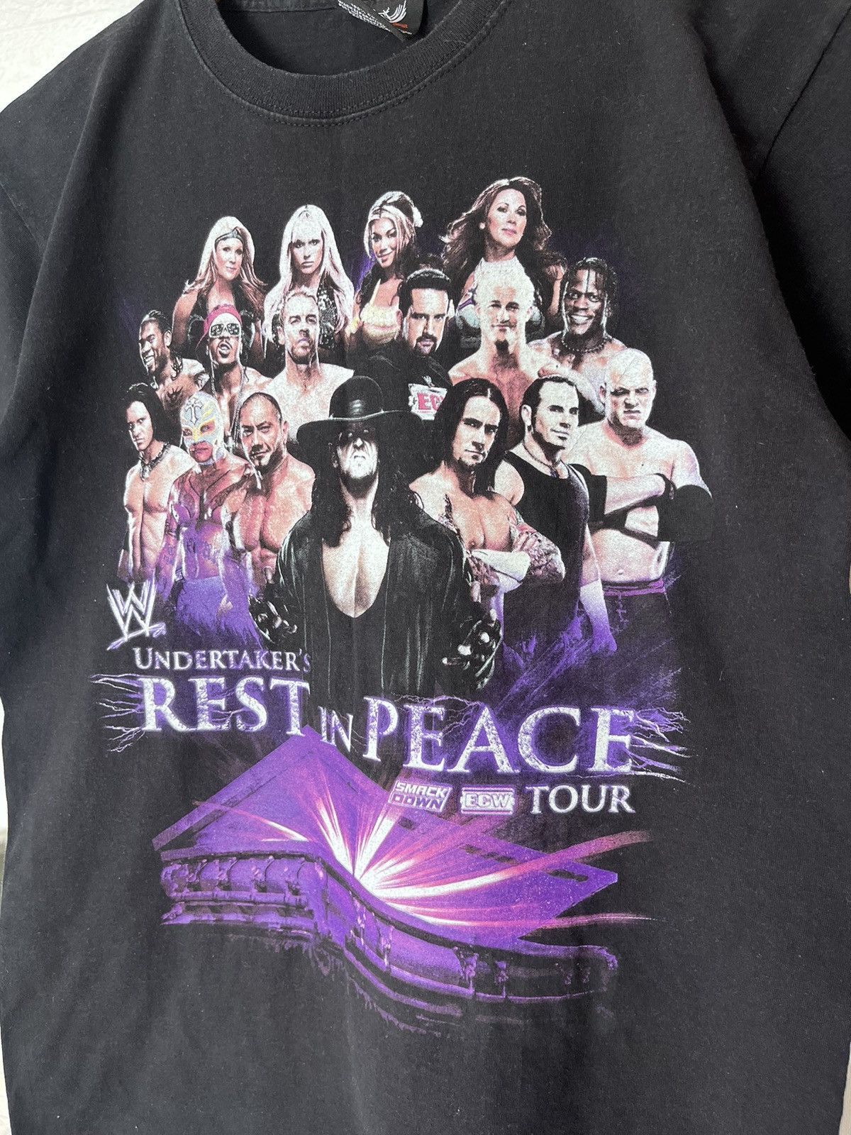 WWE Vintage 2000s WWE Undertaker Rest In Peace Tour Wrestler Tee Size US S / EU 44-46 / 1 - 3 Thumbnail
