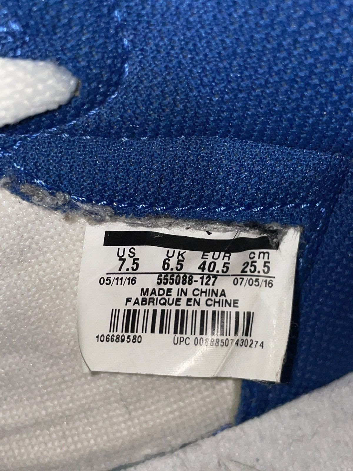 Jordan Brand Air Jordan Retro 1 Storm Blues Size 7.5 Size US 7.5 / EU 40-41 - 6 Thumbnail