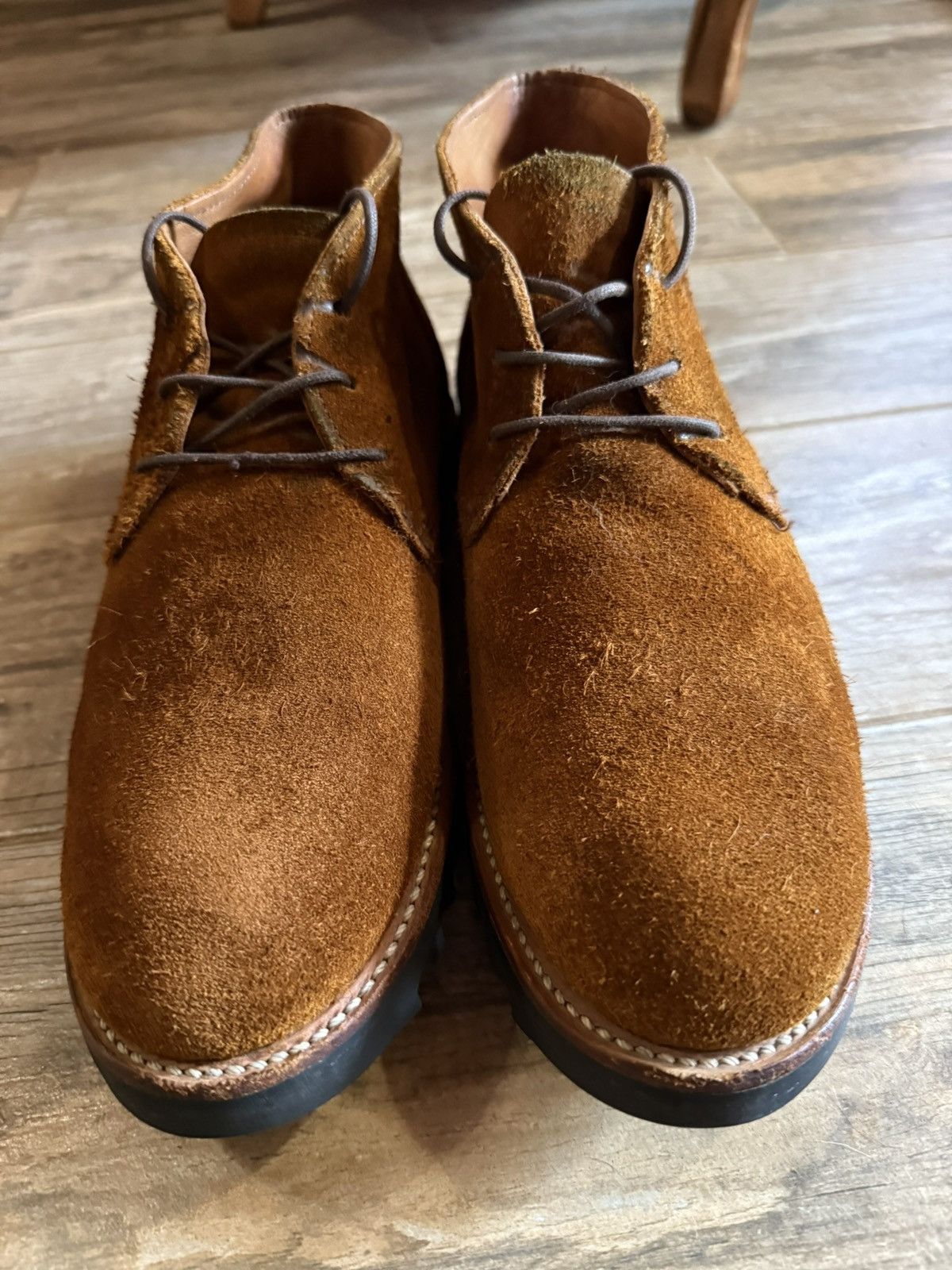 Steven Alan Steven Alan 8.5 M US Brown Suede Leather Chukka Boots Vibram Size US 8.5 / EU 41-42 - 1 Thumbnail