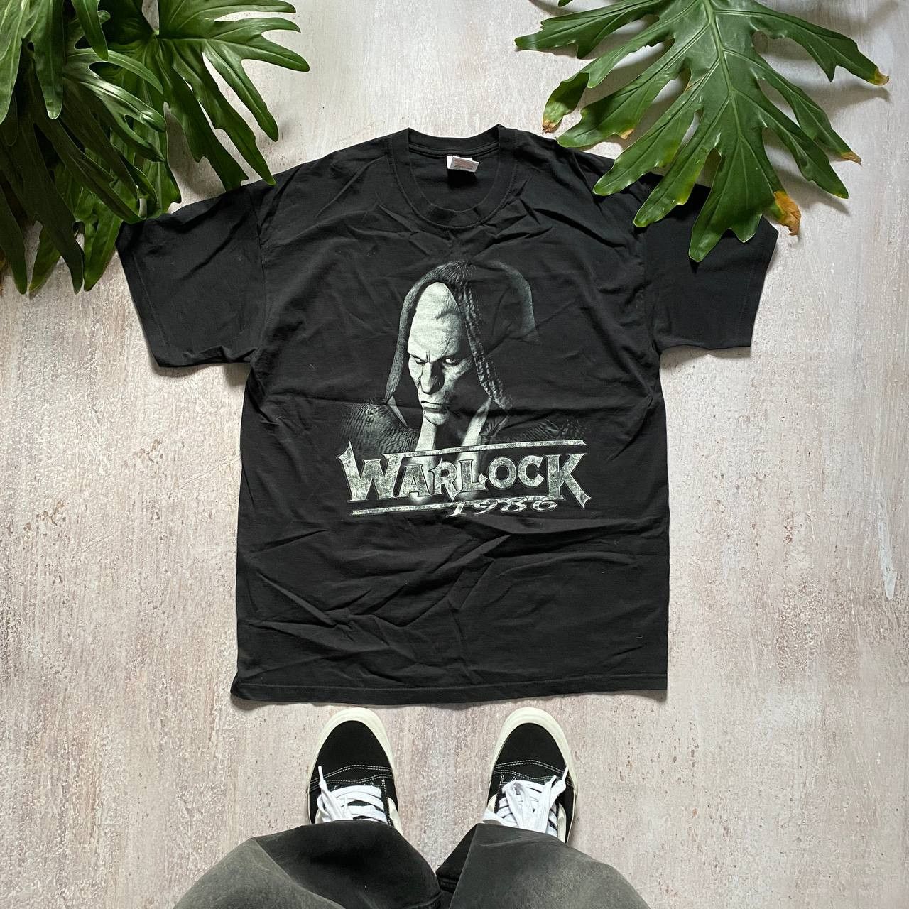 Band Tees × Vintage VINTAGE Y2K WARLOCK WACKEN 2004 FADED METAL TOUR TEE 248 Size US XL / EU 56 / 4 - 1 Thumbnail