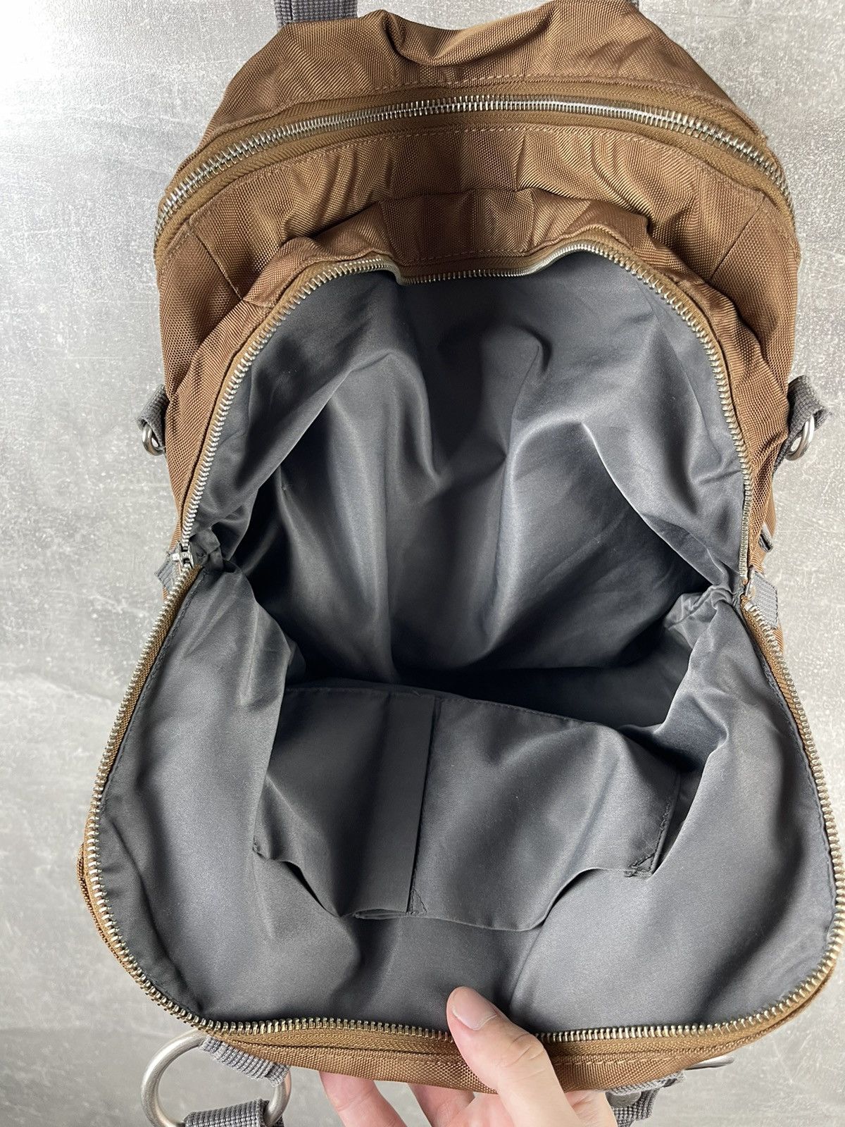 George Gina & Lucy George Gina & Lucy Tactical Nylon Handbag Brown Utility Bag Size ONE SIZE - 8 Thumbnail