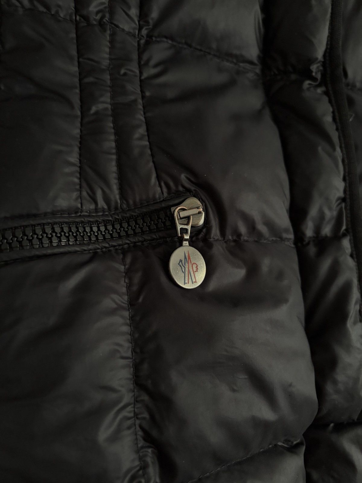 Moncler Moncler Black Quilted Hooded Puffer Down Jacket Size M / US 6-8 / IT 42-44 - 2 Thumbnail