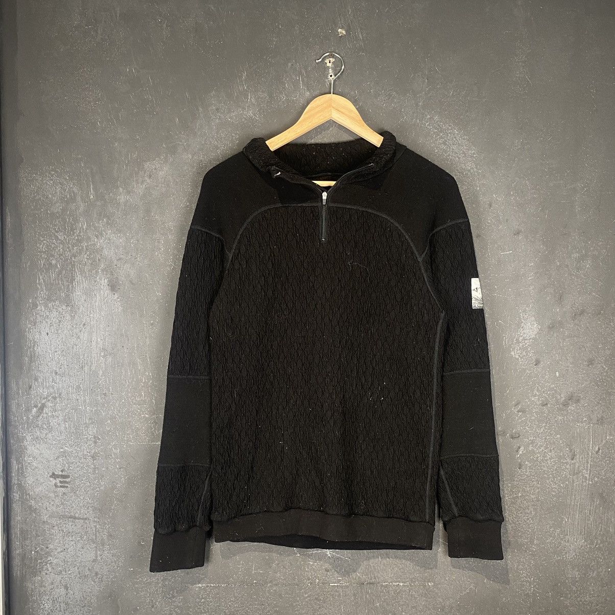 Other Everest Wool Knitted Slimfit Quarter Zip Size US S / EU 44-46 / 1 - 1 Thumbnail
