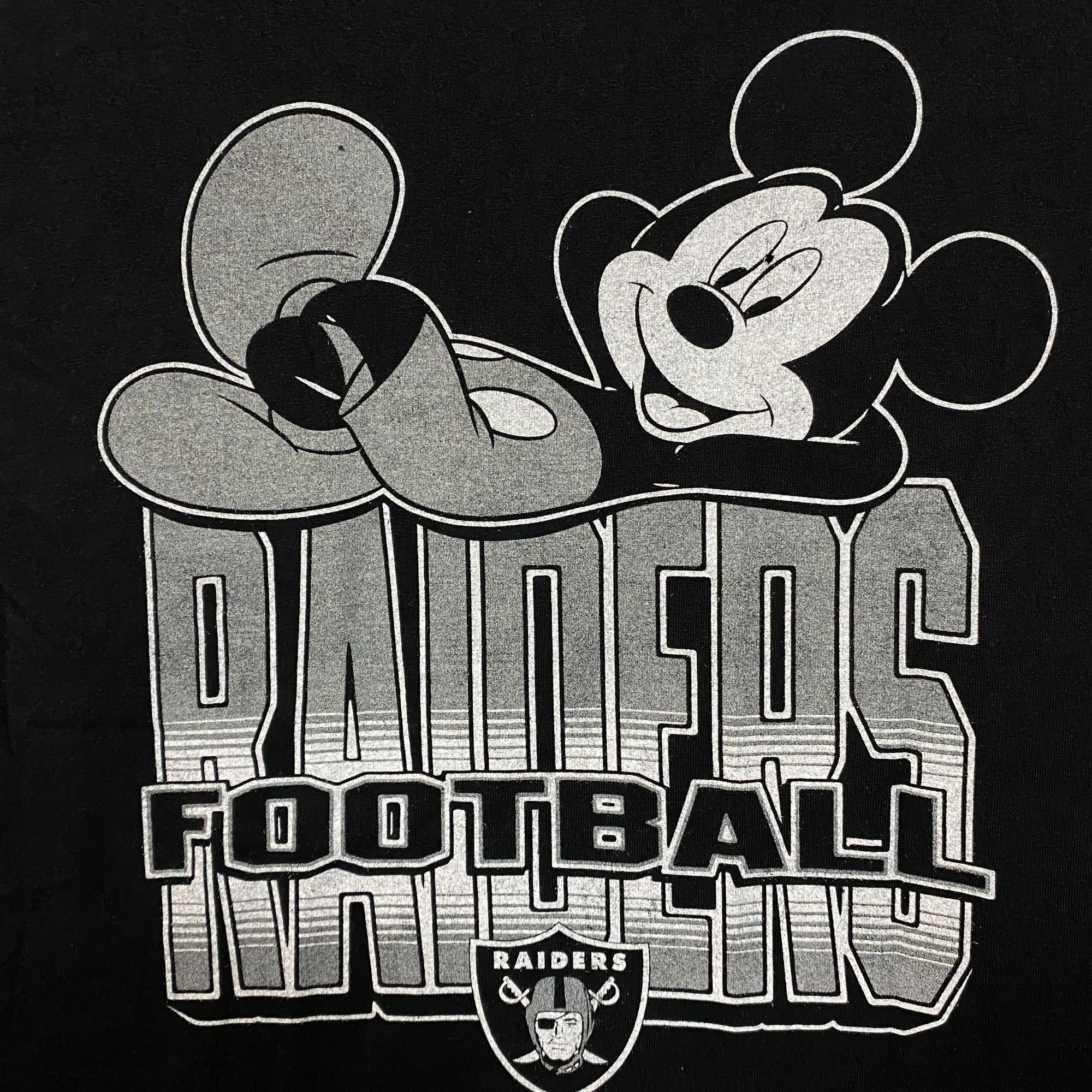Disney Disney x Junk Food NFL Football Raiders Mickey Mouse T-Shirt Size US XS / EU 42 / 0 - 2 Thumbnail