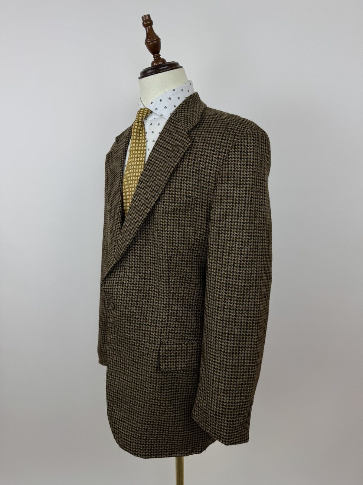 Chaps Ralph Lauren Chaps Ralph Lauren Vintage Pied-de-poule tweed wool Blazer Size 40R - 4 Thumbnail