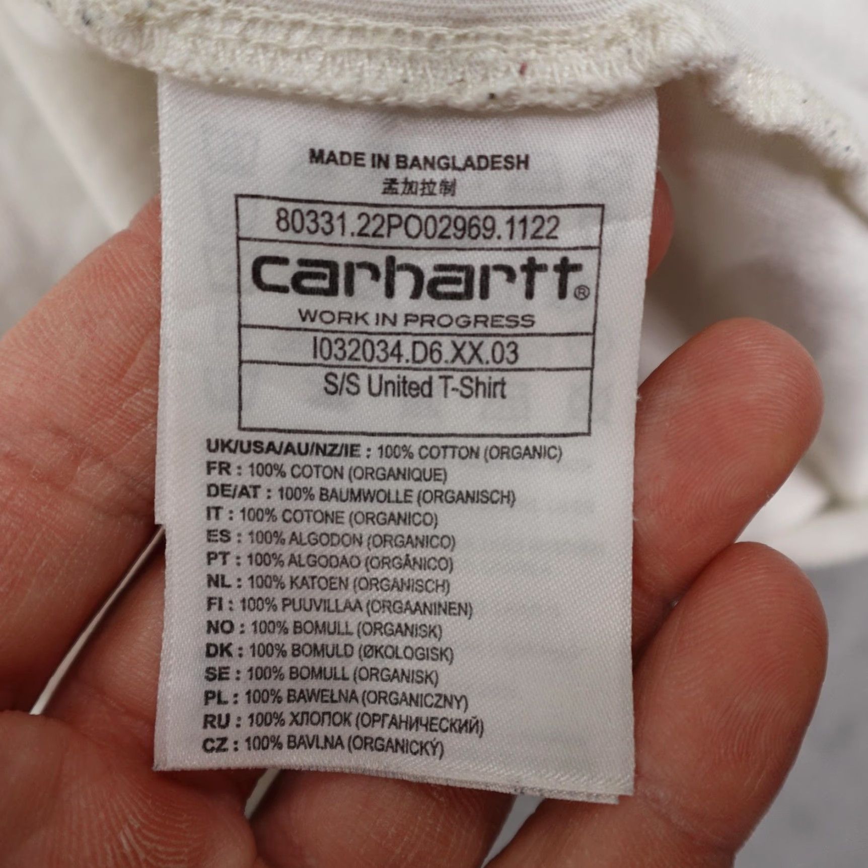 Carhartt VINTAGE Carhartt Shirt United Boogie Graphic Tee Mens Medium White WIP Work In Progress Tee Size US M / EU 48-50 / 2 - 4 Thumbnail