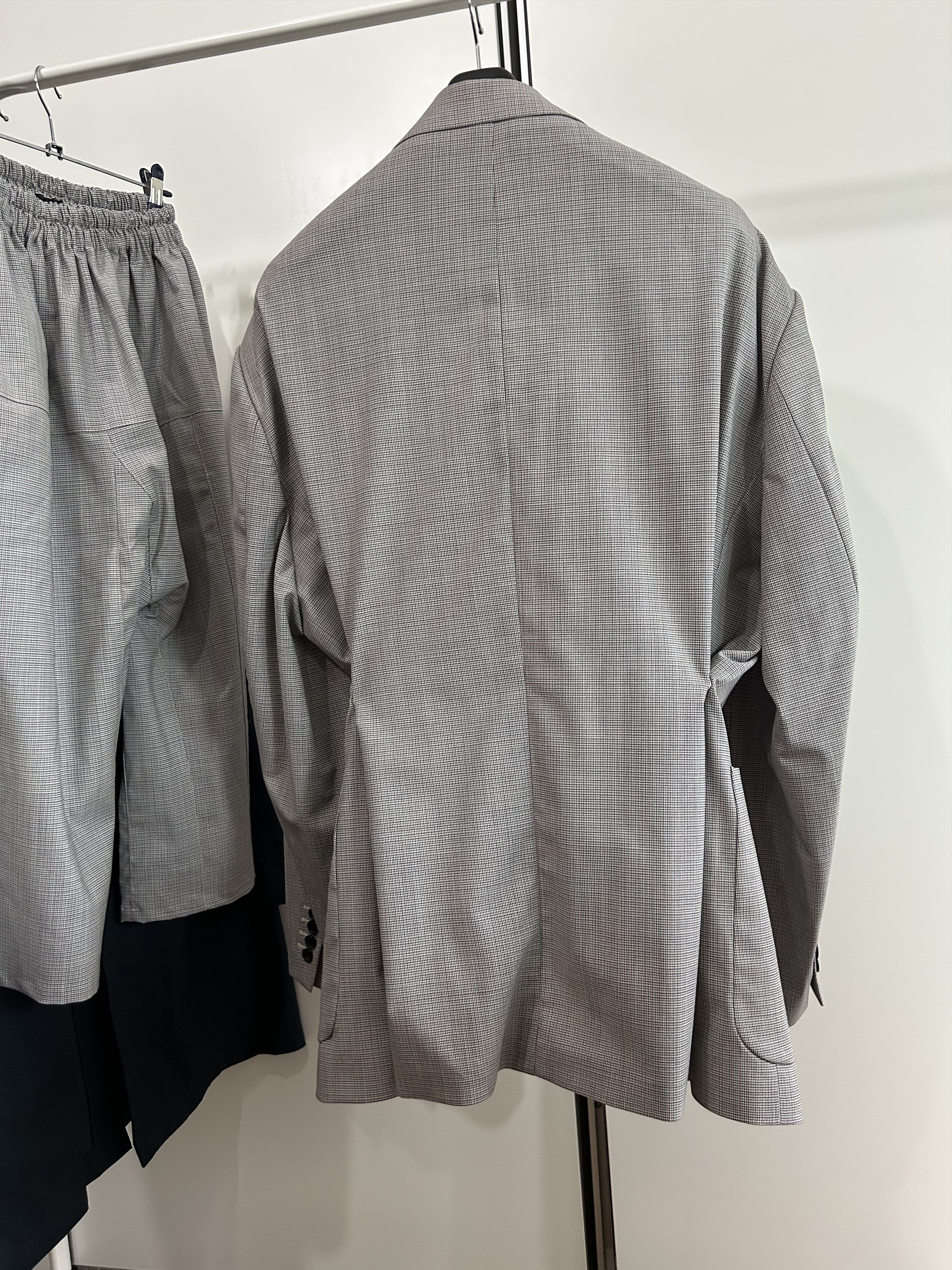 Raf Simons RAF SIMONS 18SS Gingham Check Oversized Blazer Setup Size 46L - 7 Thumbnail