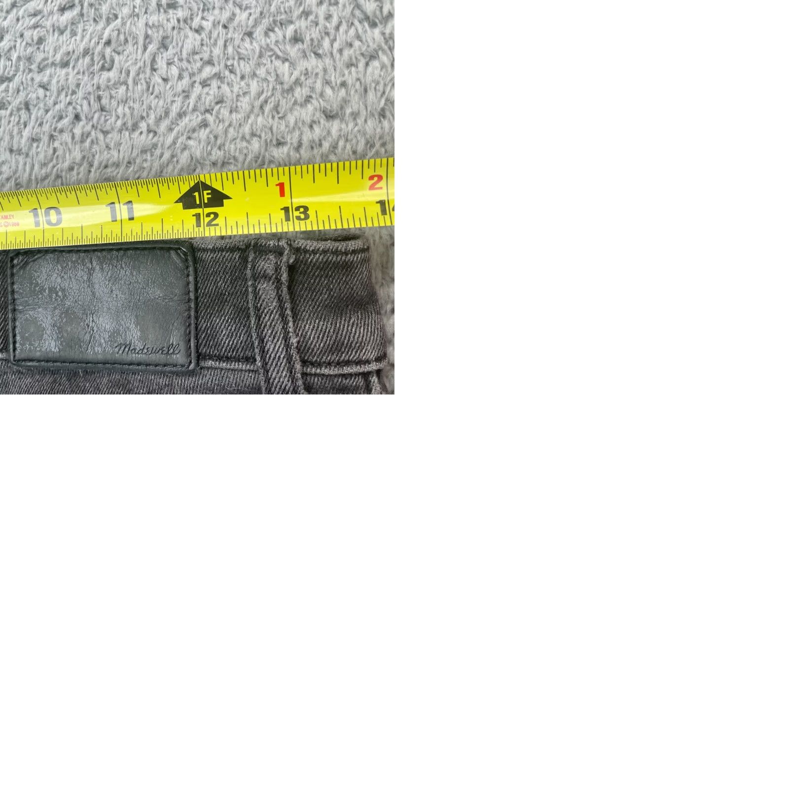 Madewell Madewell Jeans Womens 27 Tall Gray Straight Leg Classic Fit Denim Cotton Stretch Jeans 5-Pocket Design Button Zipper Logo Size 28" / US 6 / IT 42 - 9 Thumbnail