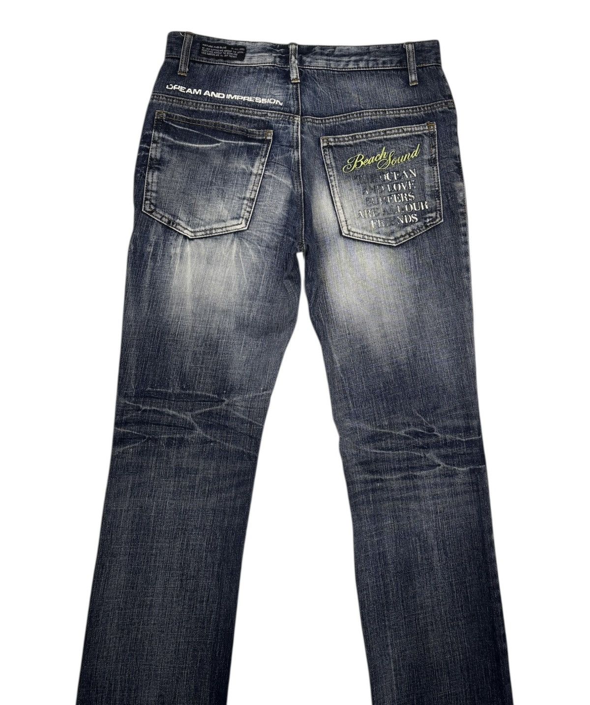 Hysteric Glamour × If Six Was Nine × Japanese Brand 🔥RARE BEACH SOUND DISTRESSED DENIM PANTS Size US 32 / EU 48 - 4 Thumbnail