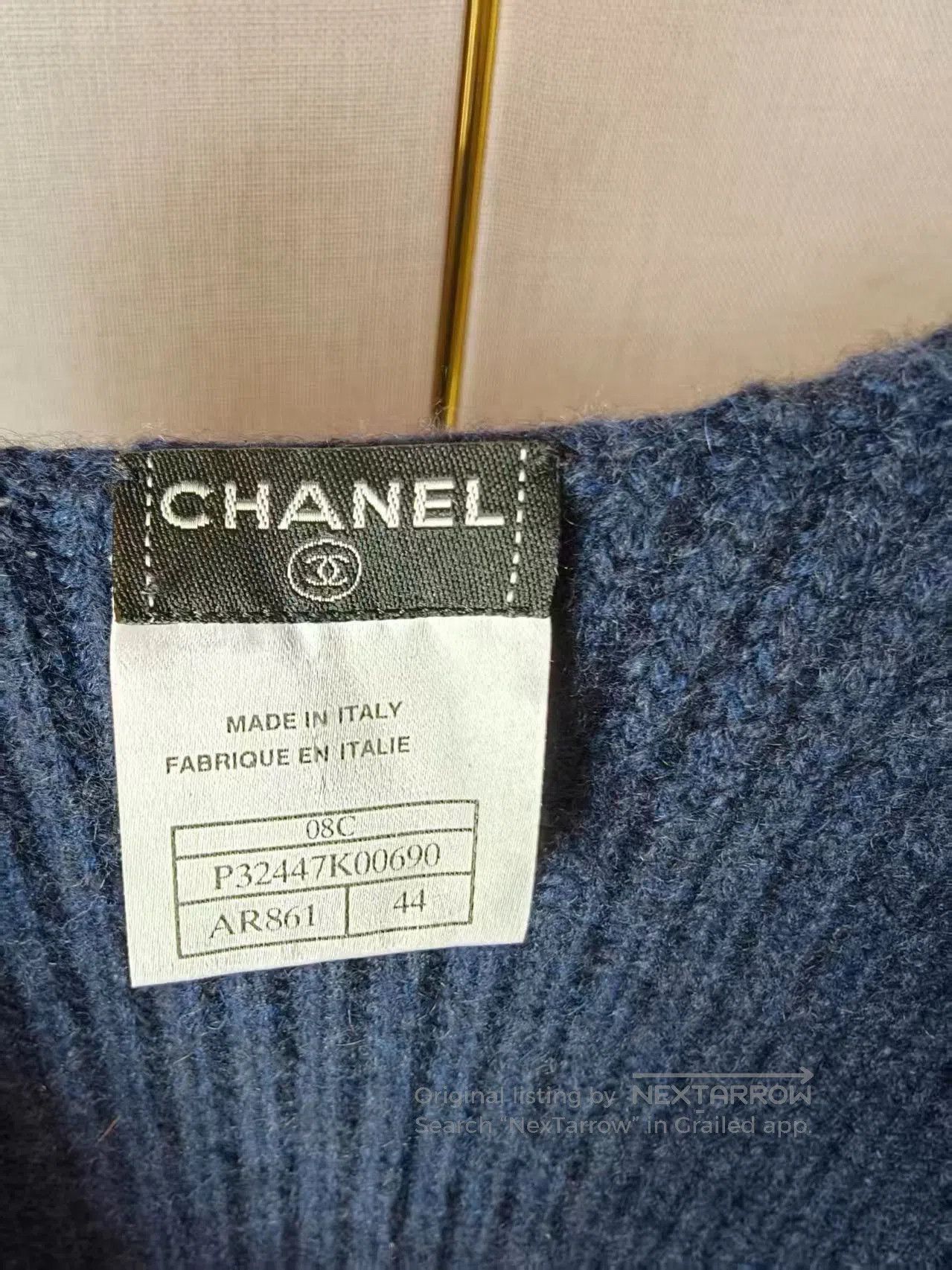 Chanel Chanel Sleeveless Ribbed Dress. Size M / US 6-8 / IT 42-44 - 2 Thumbnail