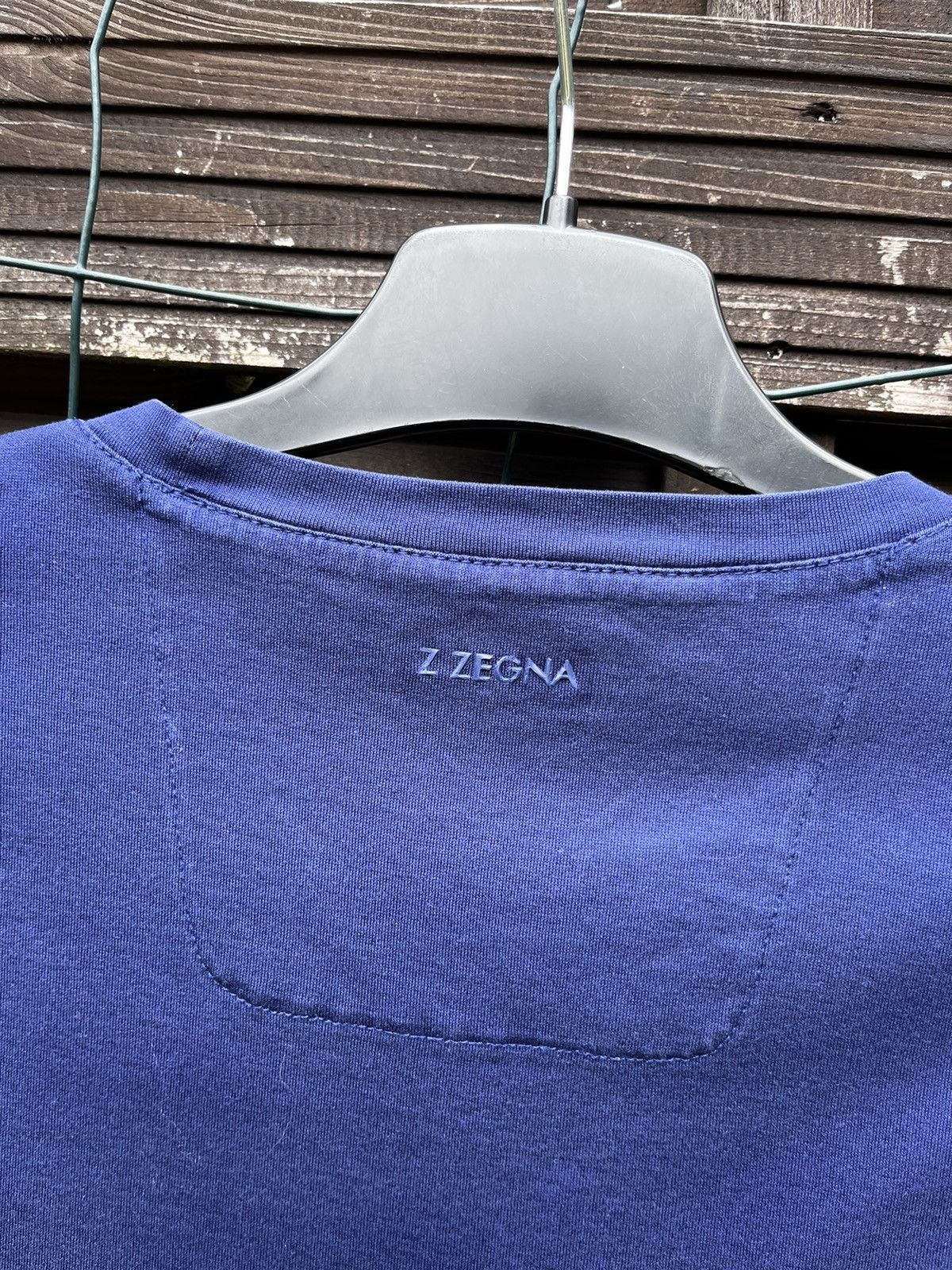 Ermenegildo Zegna 🔵 Z ZEGNA BIG LOGO LUXURY HYPE T SHIRT Y2K TEE Size US S / EU 44-46 / 1 - 9 Thumbnail