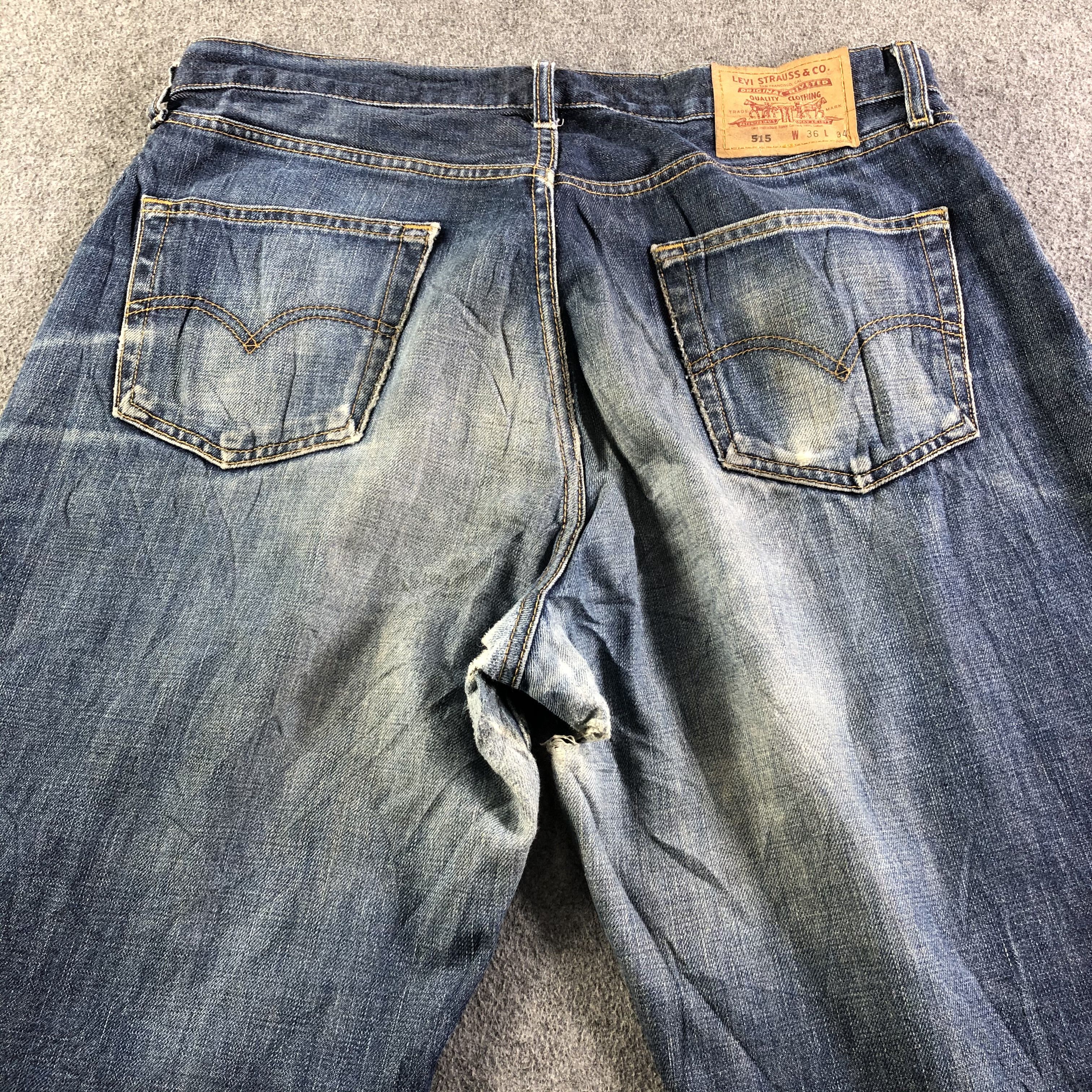 Levi's Vintage Blue Wash Levis 515 Jeans-J3736 Size US 37 - 4 Thumbnail