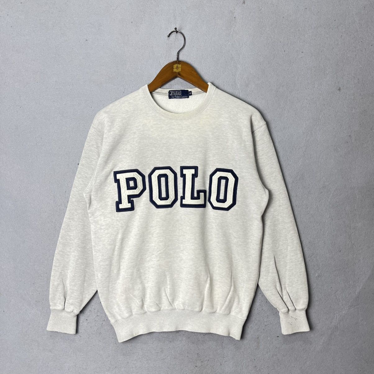 Polo Ralph Lauren Vintage Polo Ralph Lauren Big Logo Sweatshirt Size US M / EU 48-50 / 2 - 1 Thumbnail
