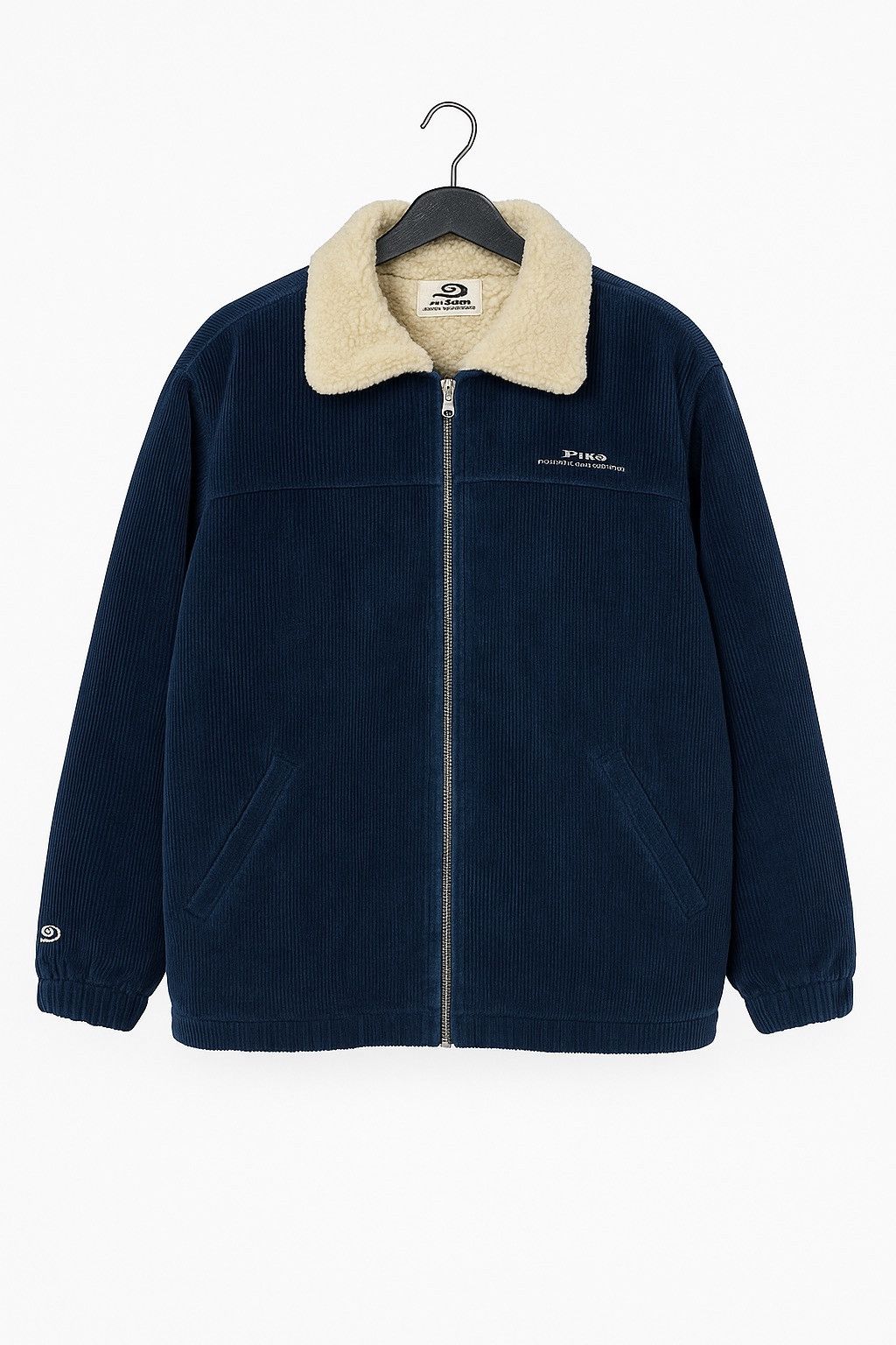 Vintage Vintage Piko Hawaiian Longboard Navy Corduroy Sherpa Jacket Size US M / EU 48-50 / 2 - 1 Thumbnail