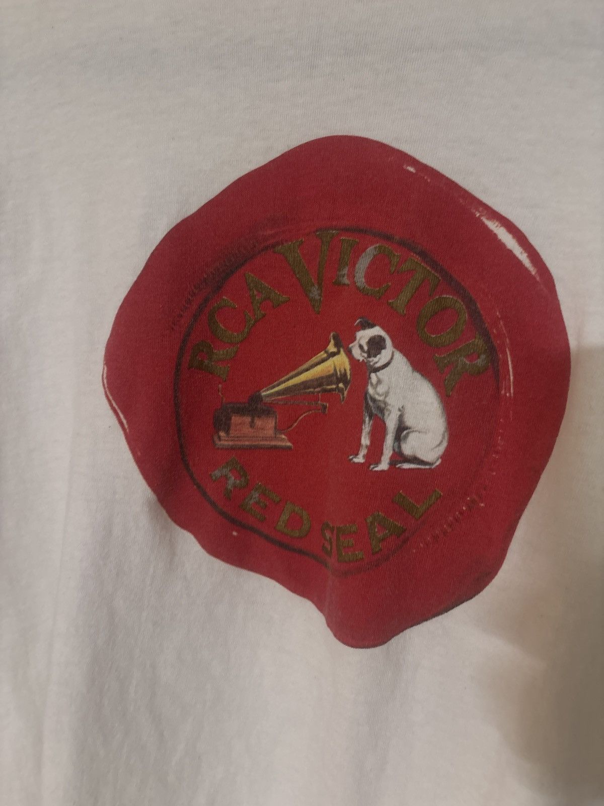 Fruit Of The Loom White RCA VICTOR RED SEAL T-Shirt Size US XL / EU 56 / 4 - 2 Thumbnail