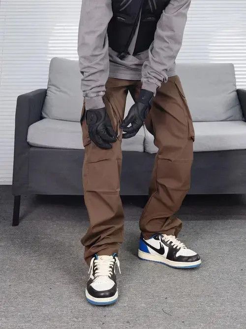 Designer × Vintage tactical pleated utility cargo pants Size US 32 / EU 48 - 4 Thumbnail