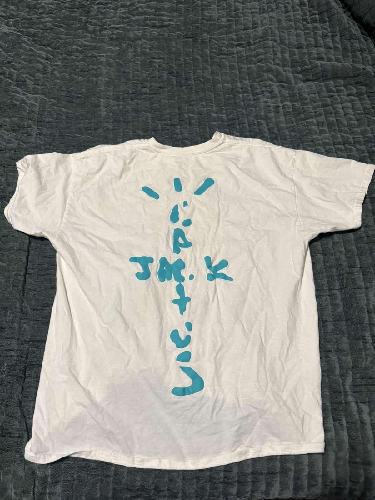 Travis Scott Cactus Jack X McDonalds Smile Tee White Size US L / EU 52-54 / 3 - 2 Thumbnail