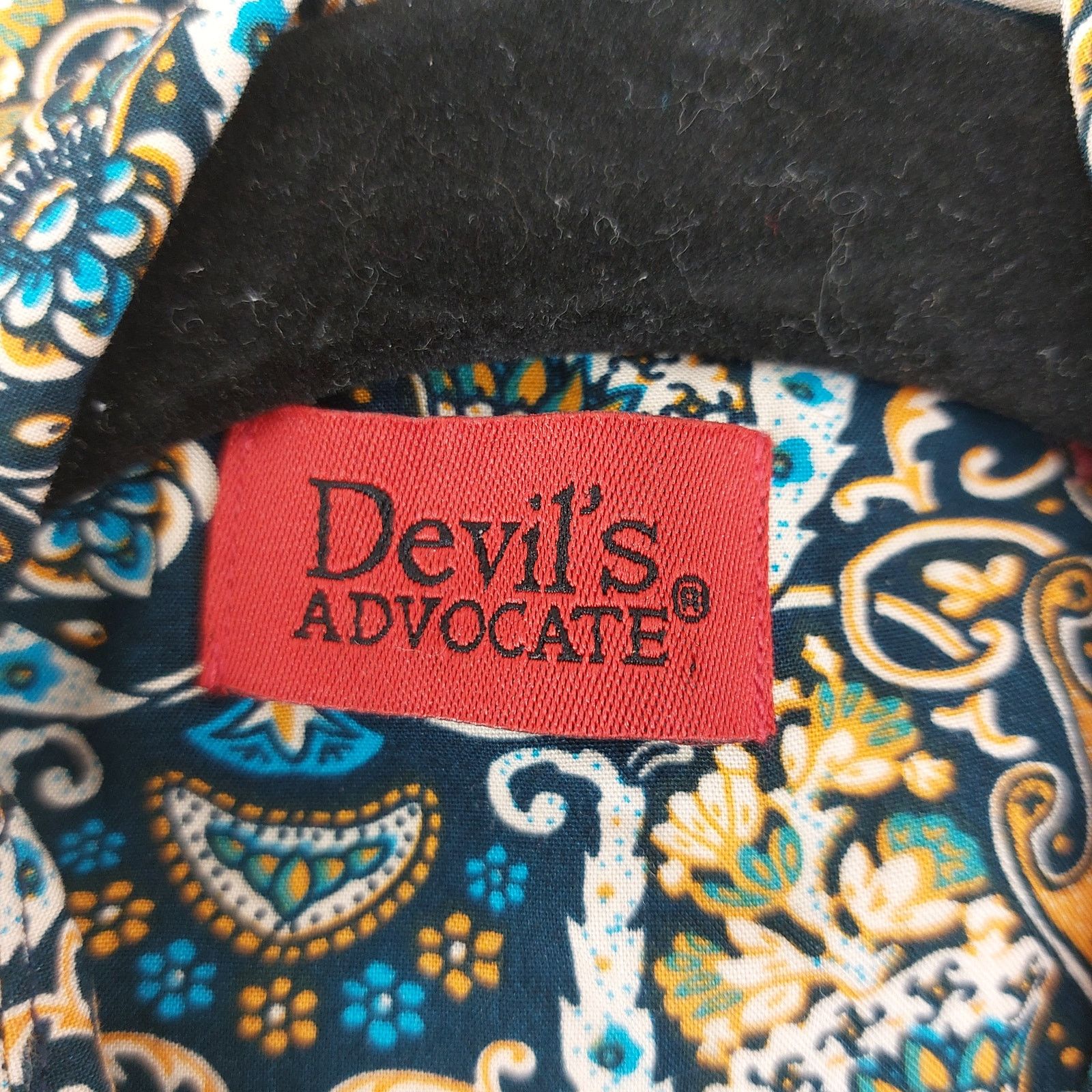 Other Devil's Advocate Paisley Blue Tan Long Sleeve Button Down M Size M / US 6-8 / IT 42-44 - 3 Thumbnail